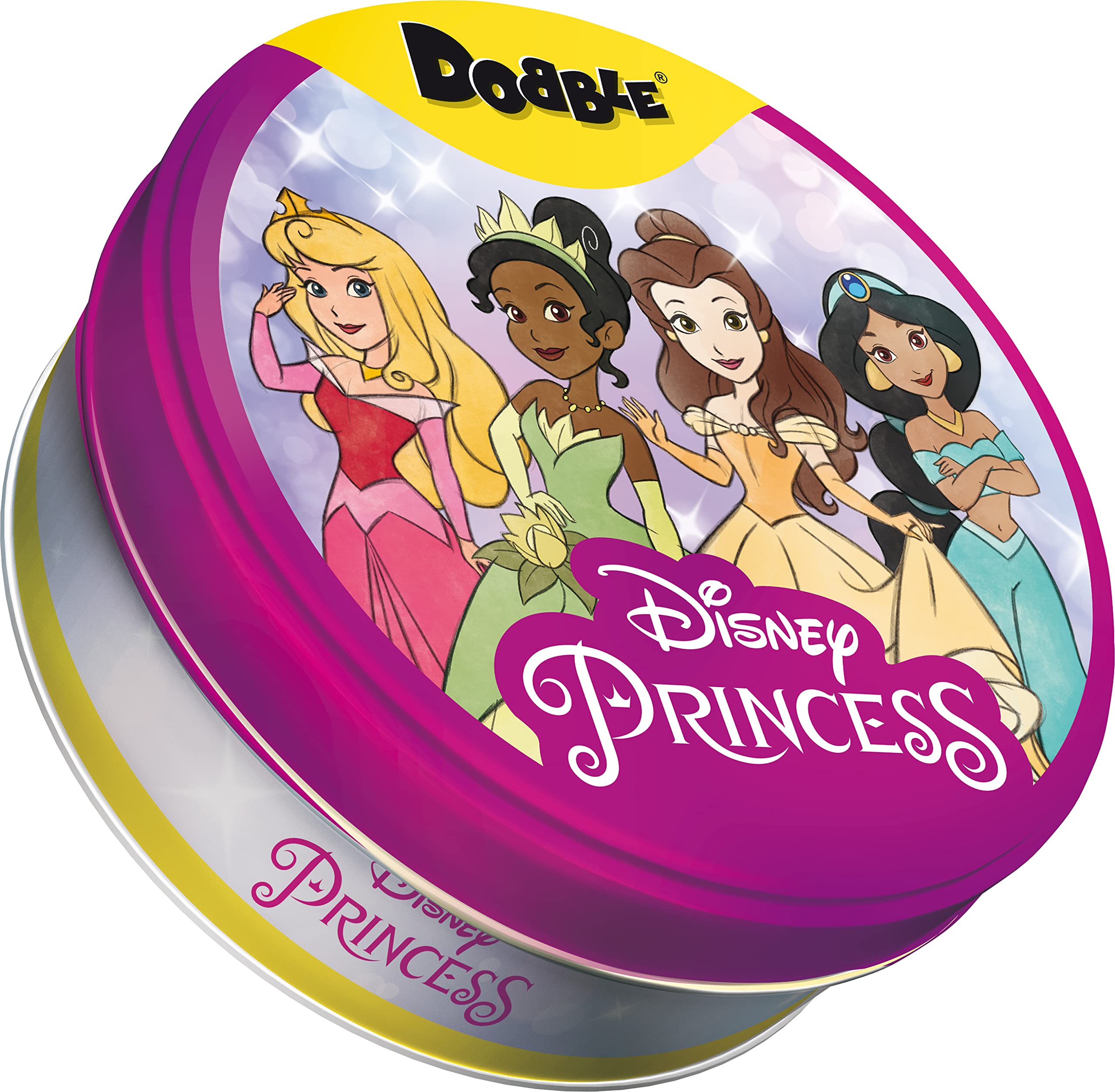 Asmodee Dobble Disney Princess Matching Card Game | Ages 4+ | 2-8 Players | 15 Min 2