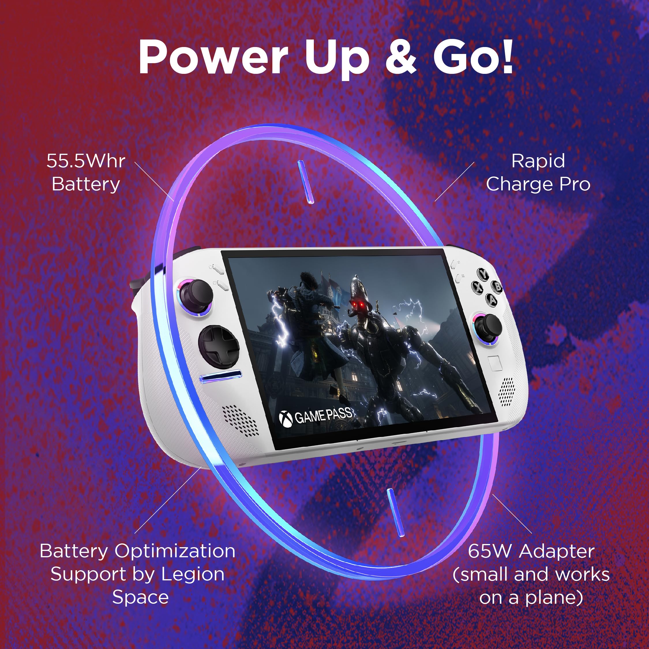 Lenovo Legion Go S Gaming Console | 8" WUXGA Touch Display | 120Hz | AMD Ryzen Z1 Extreme | 16GB RAM | 512GB SSD | Windows 11 | Glacier White 5