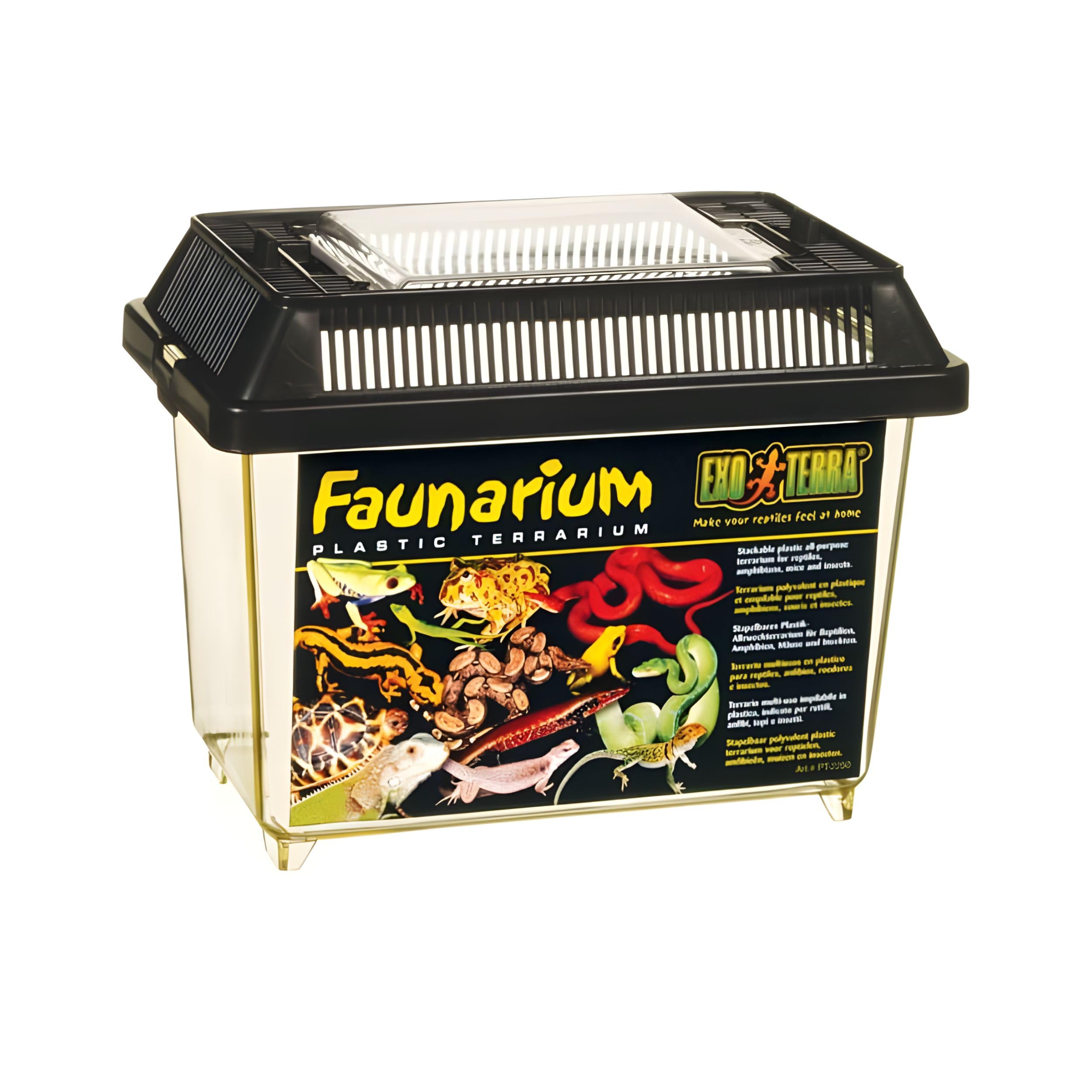 Exo Terra Faunarium Small PT2255 - Plastic Transport & Temporary Housing | 230x155x165 mm 4