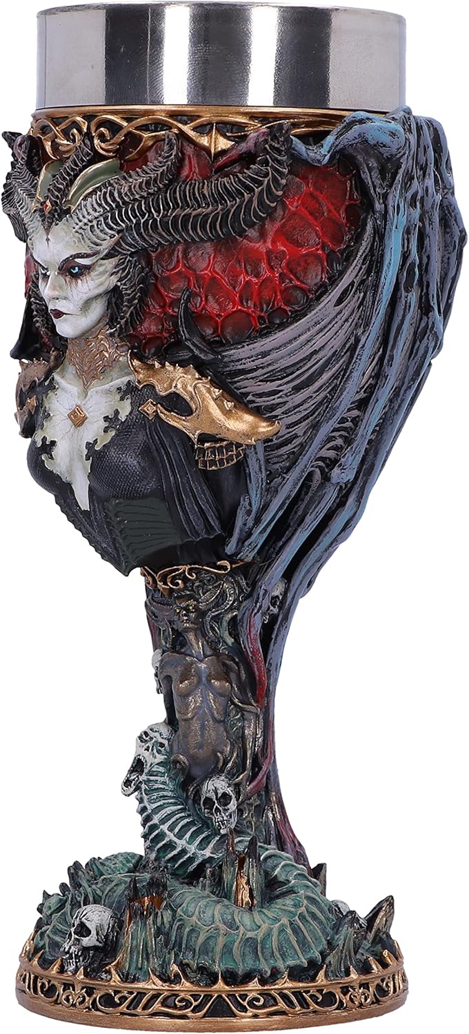 Nemesis Now Diablo IV - Lilith Resin Goblet (B6442X3) 16