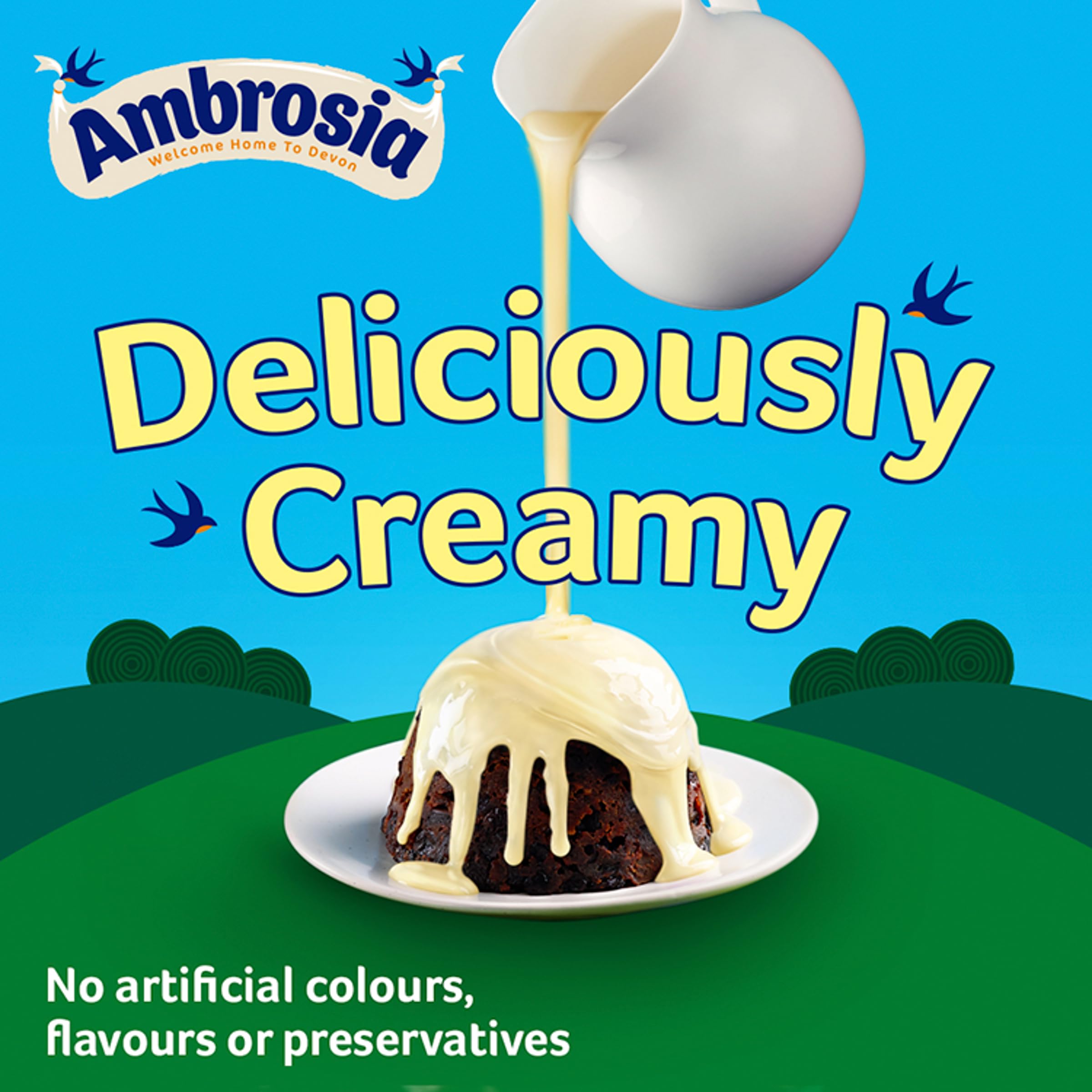 Ambrosia Devon Custard - Chocolate Flavour Ready-to-Eat Dessert Pot | 150g 3