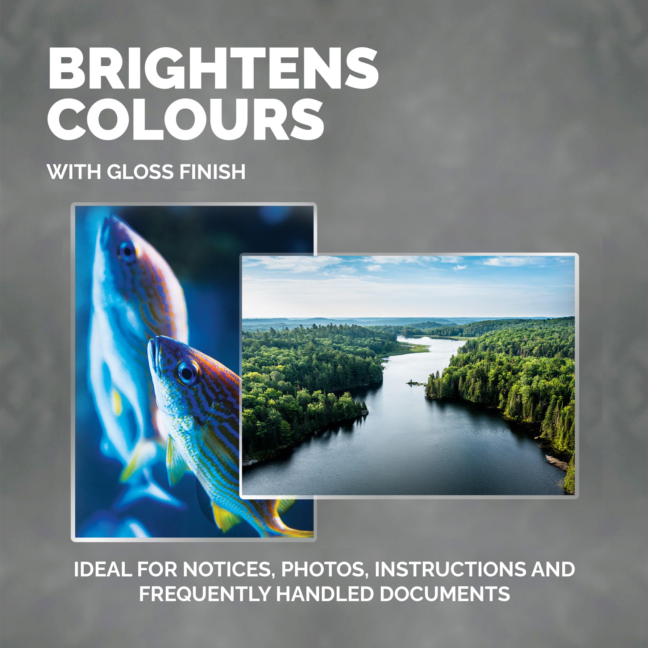 Fellowes A4 Laminating Pouches - 250 Micron (2 x 125 Micron) Gloss Finish | 100 Count 6