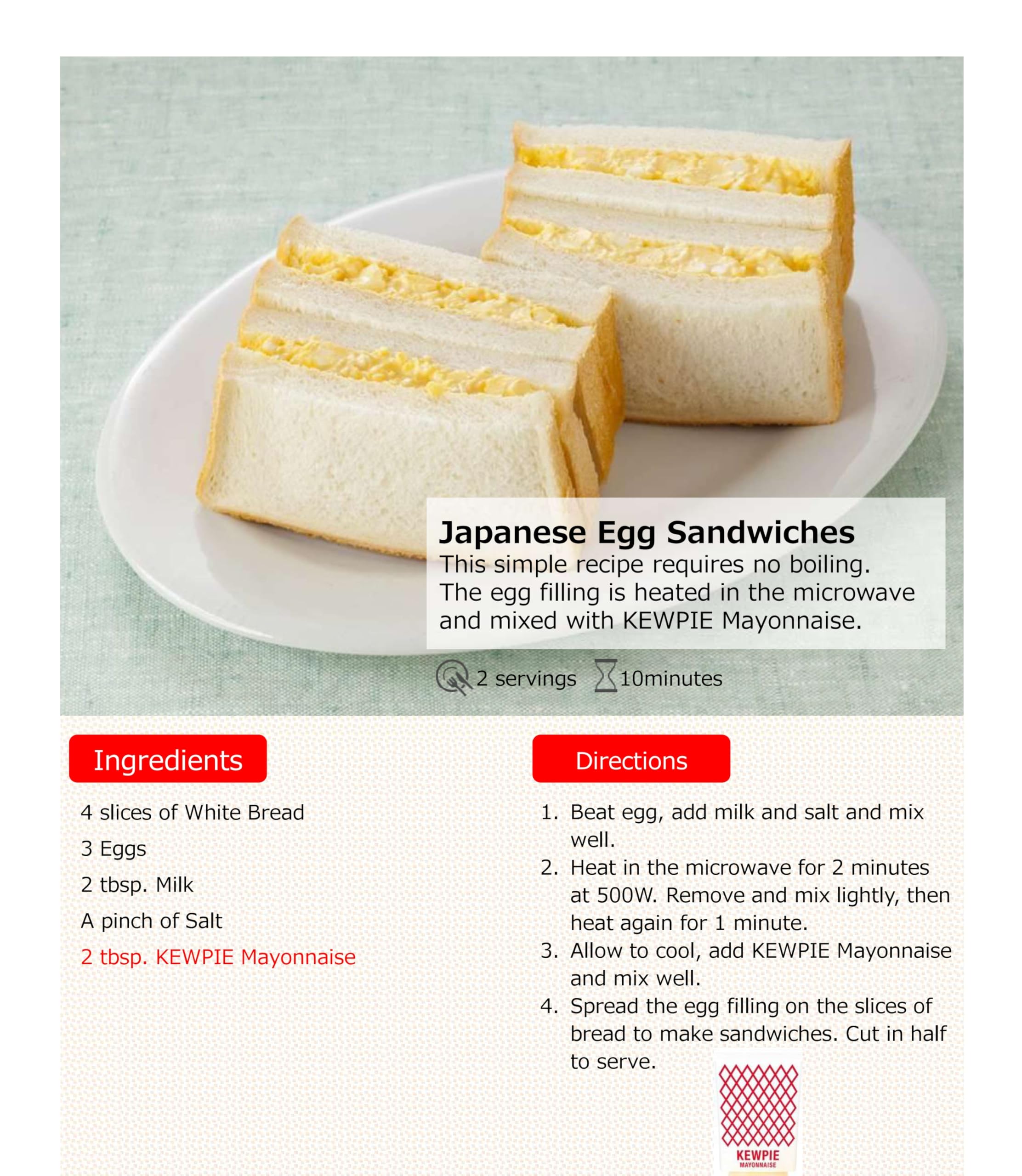 Kewpie - Mayonnaise 450g (Pack of 2) – Rich Umami Japanese Condiment 2