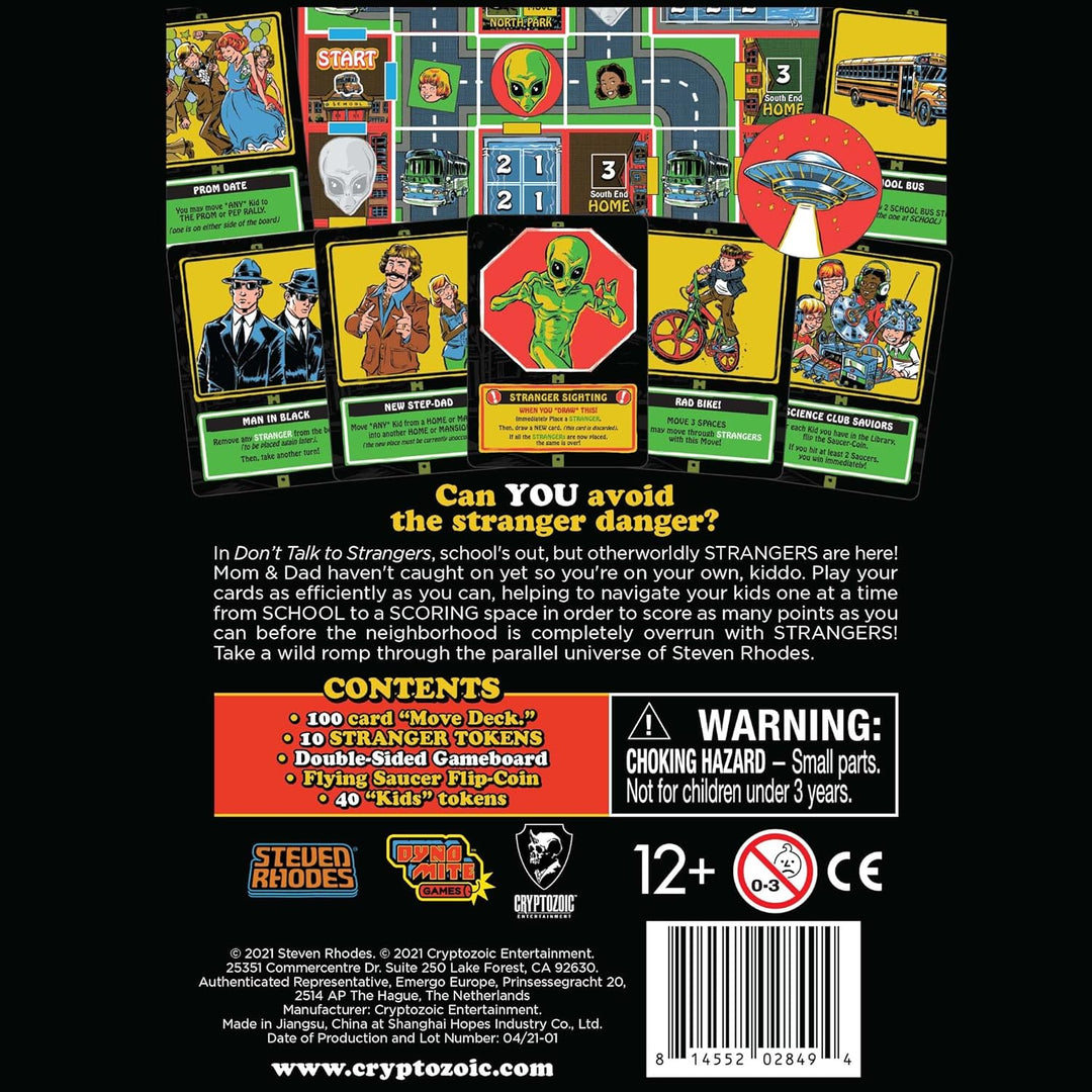 Cryptozoic Don't Talk to Strangers Card Game