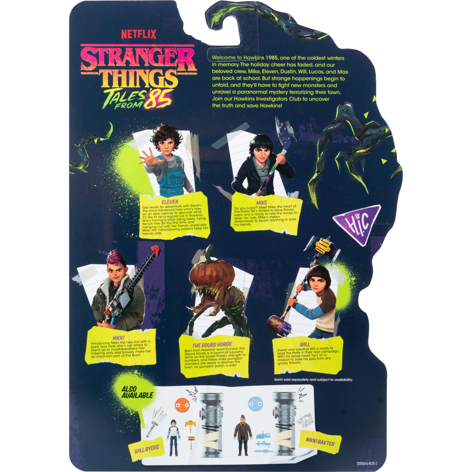 Jazwares Stranger Things: Tales from ‘85 Eleven Action Figure - 3.75-Inch, 15 Points Articulation 6