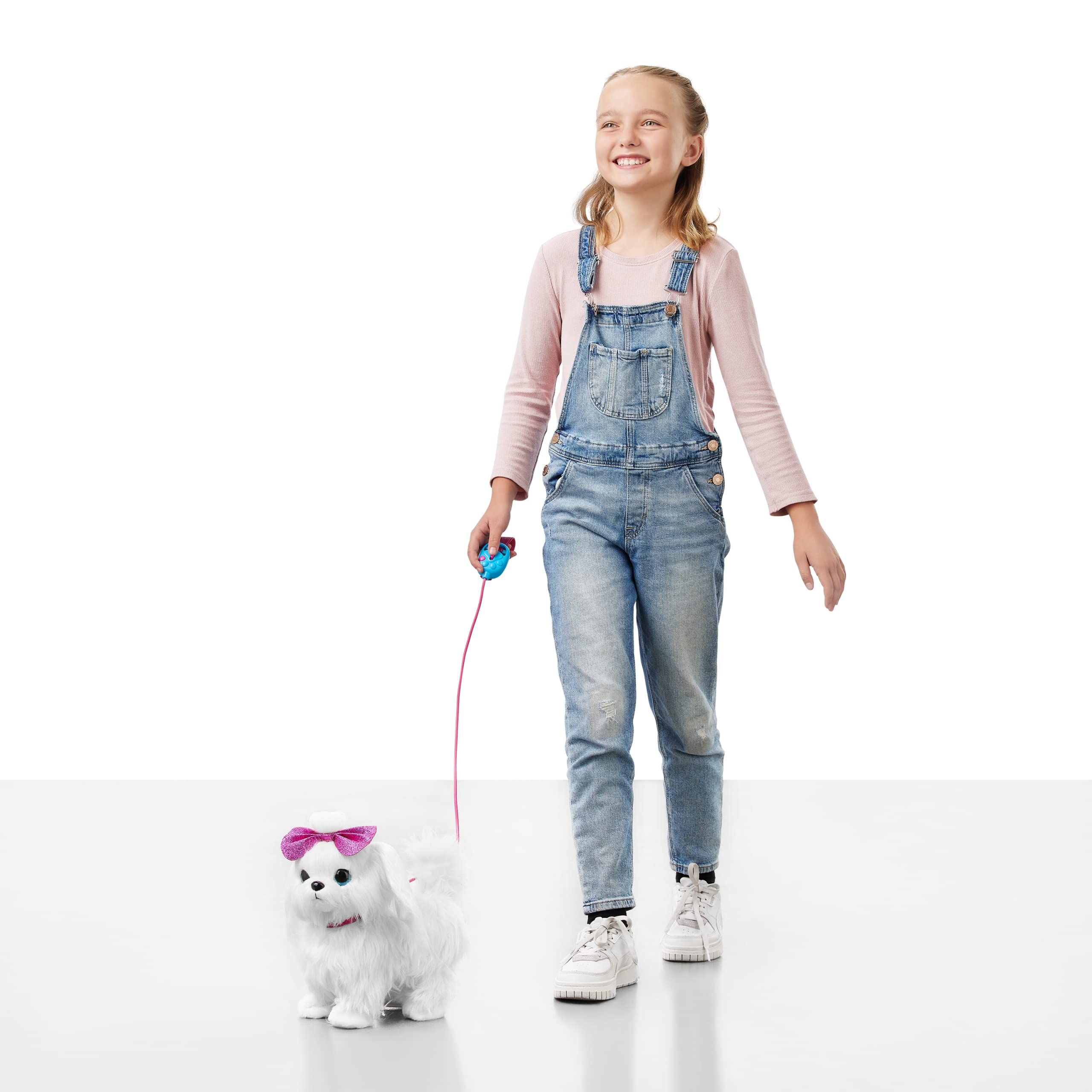 Pets Alive Lil' Paw Paw The Walking Puppy Robotic Toy | Electronic Plush | Pink 5