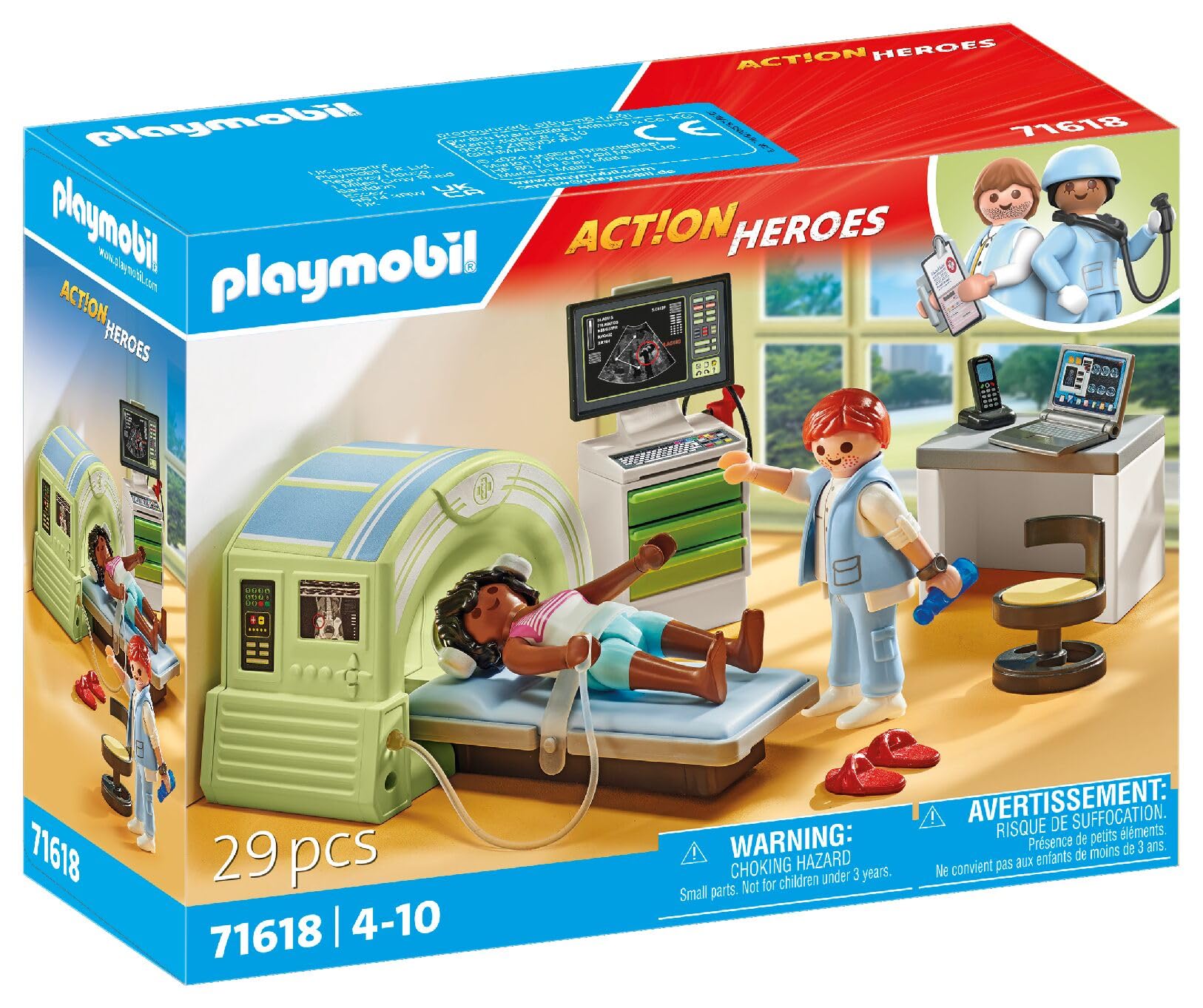 Playmobil Action Heroes MRI Playset 71618 | Ages 4+ | 2 Figures Included 2