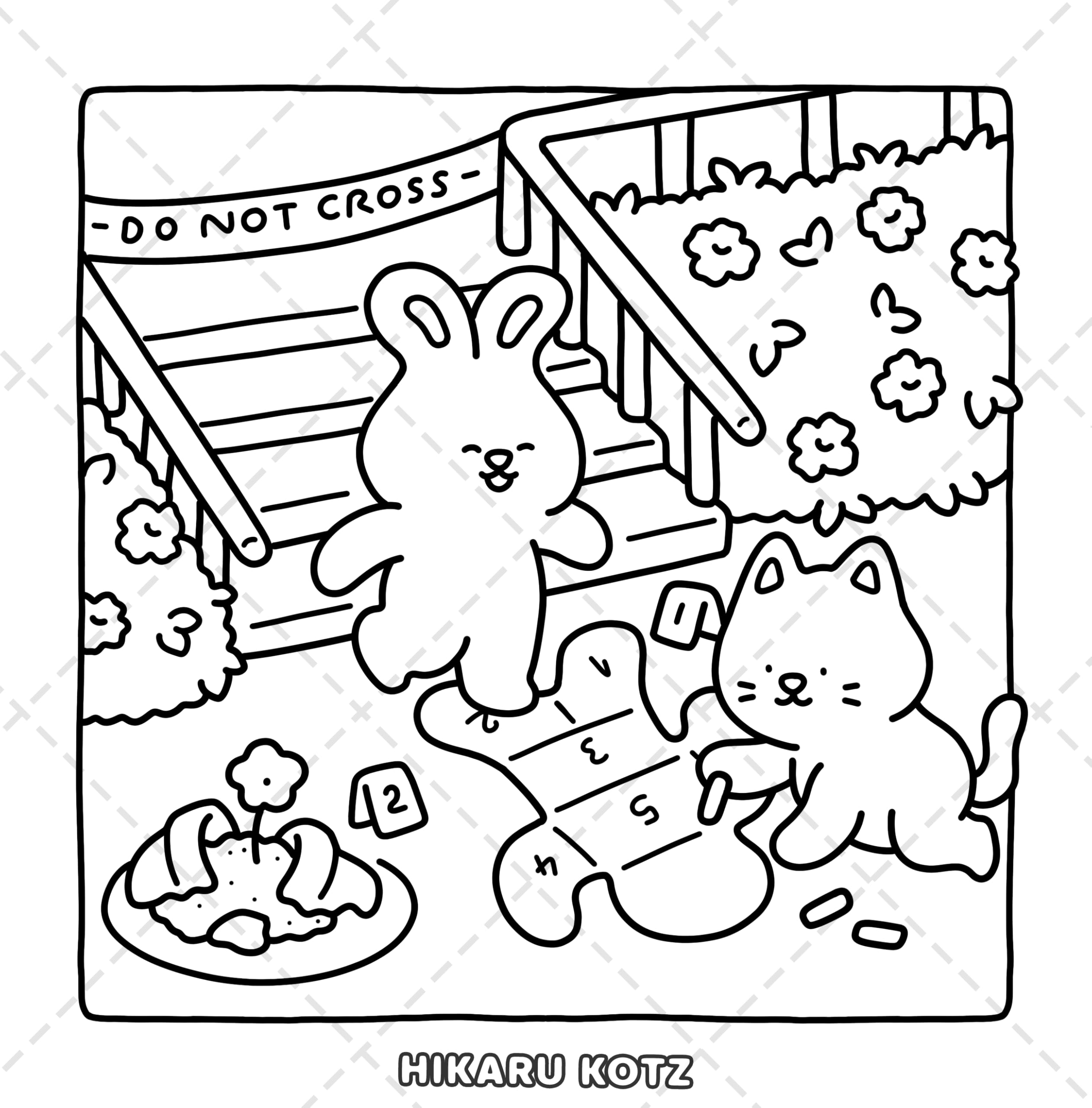 Hikaru Kotz - Silly Crimes: Cozy and Funny Coloring Book for Adults and Teens | Paperback 8