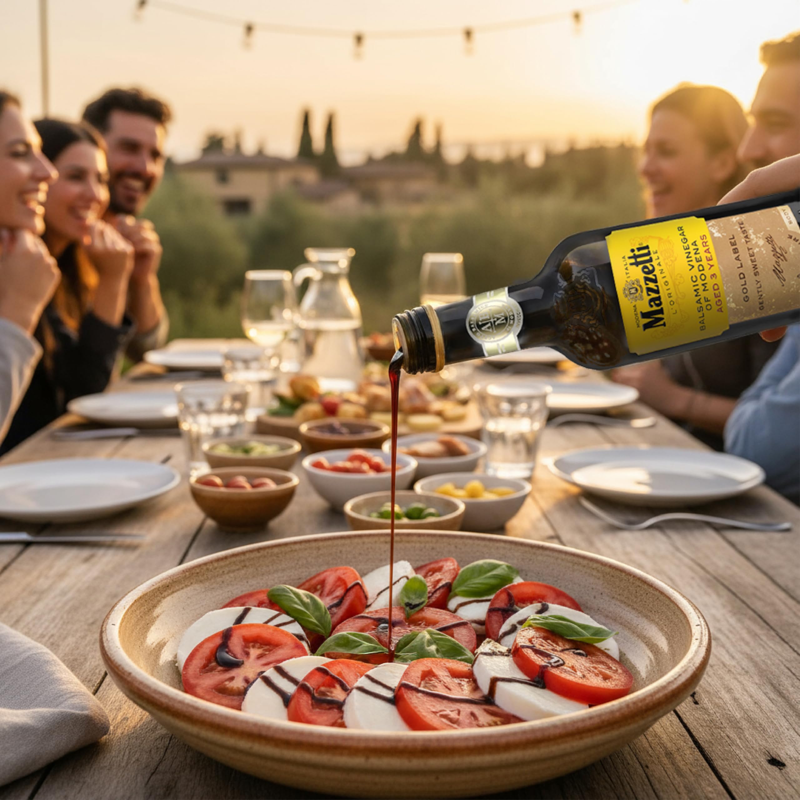 Mazzetti Gold Label Balsamic Vinegar of Modena - Aged 3+ Years | 250ml 6