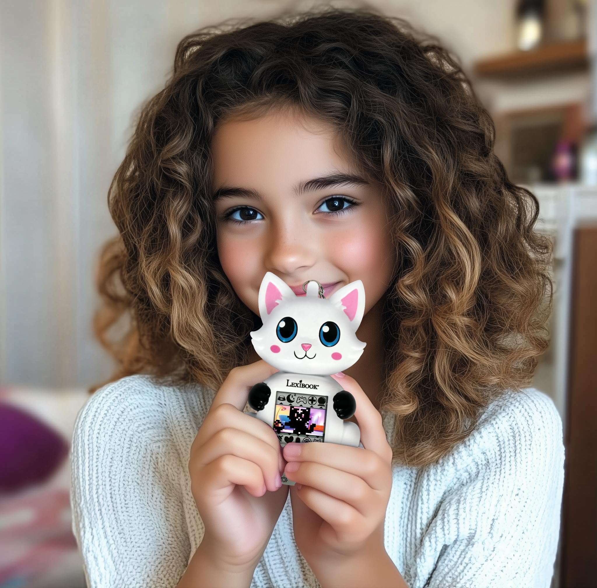 LEXIBOOK My Best-E® Chat Console JLMBCAT | LCD Screen | Keychain Attachment | Ages 5+ 4