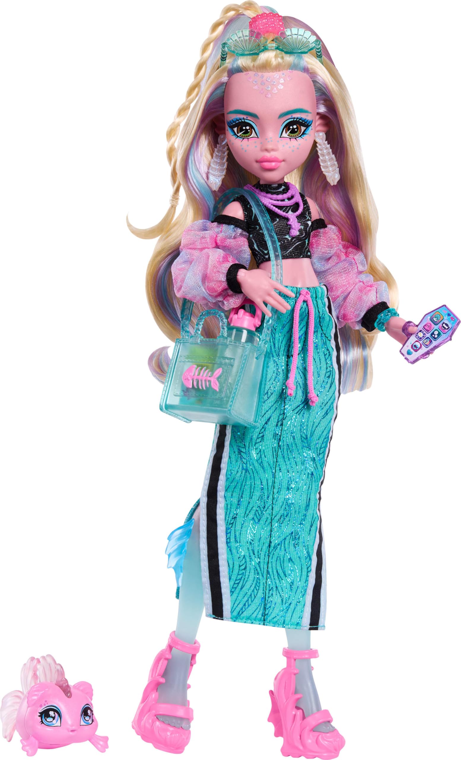 Monster High Lagoona Blue Doll - Sporty Maxi Skirt Look | 28.57 cm | Ages 4+
