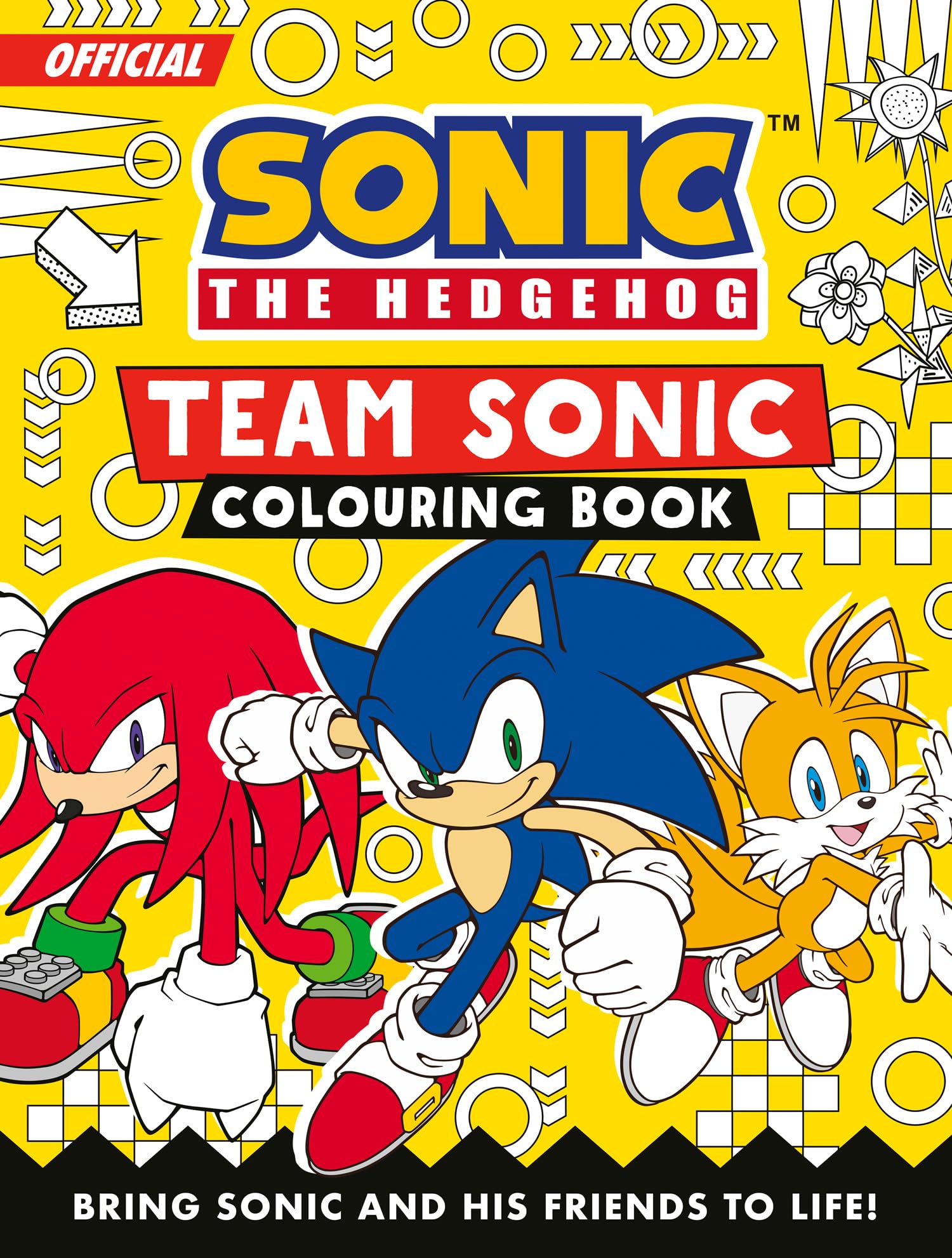 Farshore Sonic the Hedgehog Team Sonic Colouring Book | Paperback | Ages 5-9