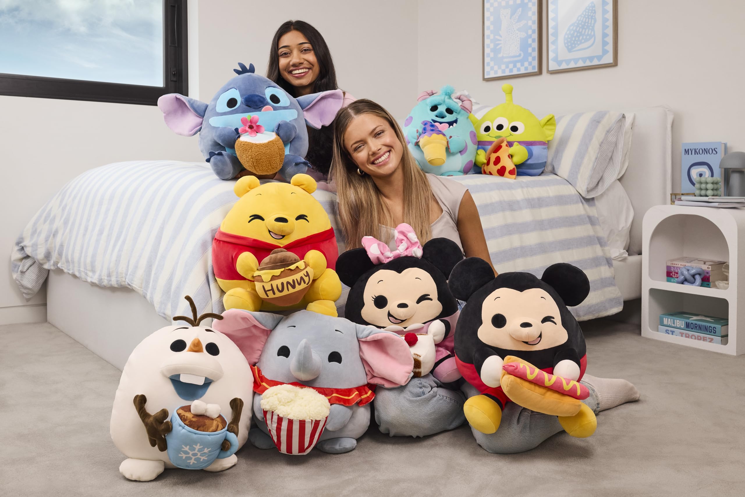 Snackles Disney Sulley 14-inch Plush Toy with Snack Accessory - Super-Soft Stuffed Animal for Kids 4