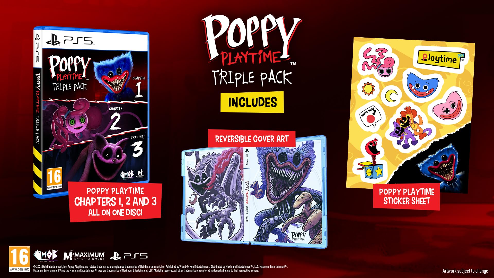 Poppy Playtime - PlayStation 5 Triple Pack 8