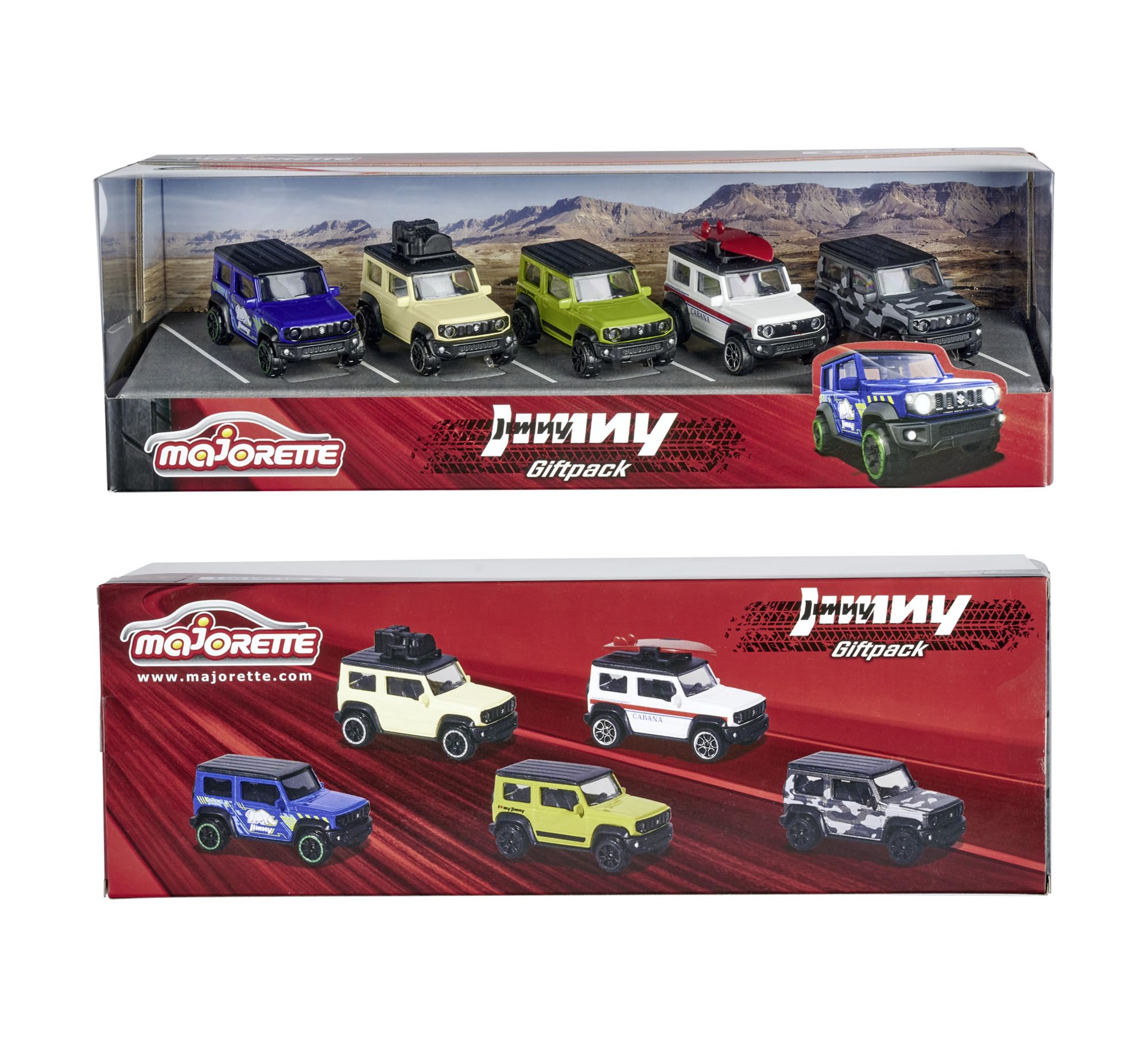 Majorette Suzuki Jimny 5-Pack Metal Collectible SUV Toy Cars | 7.5 cm | Ages 3+ 7