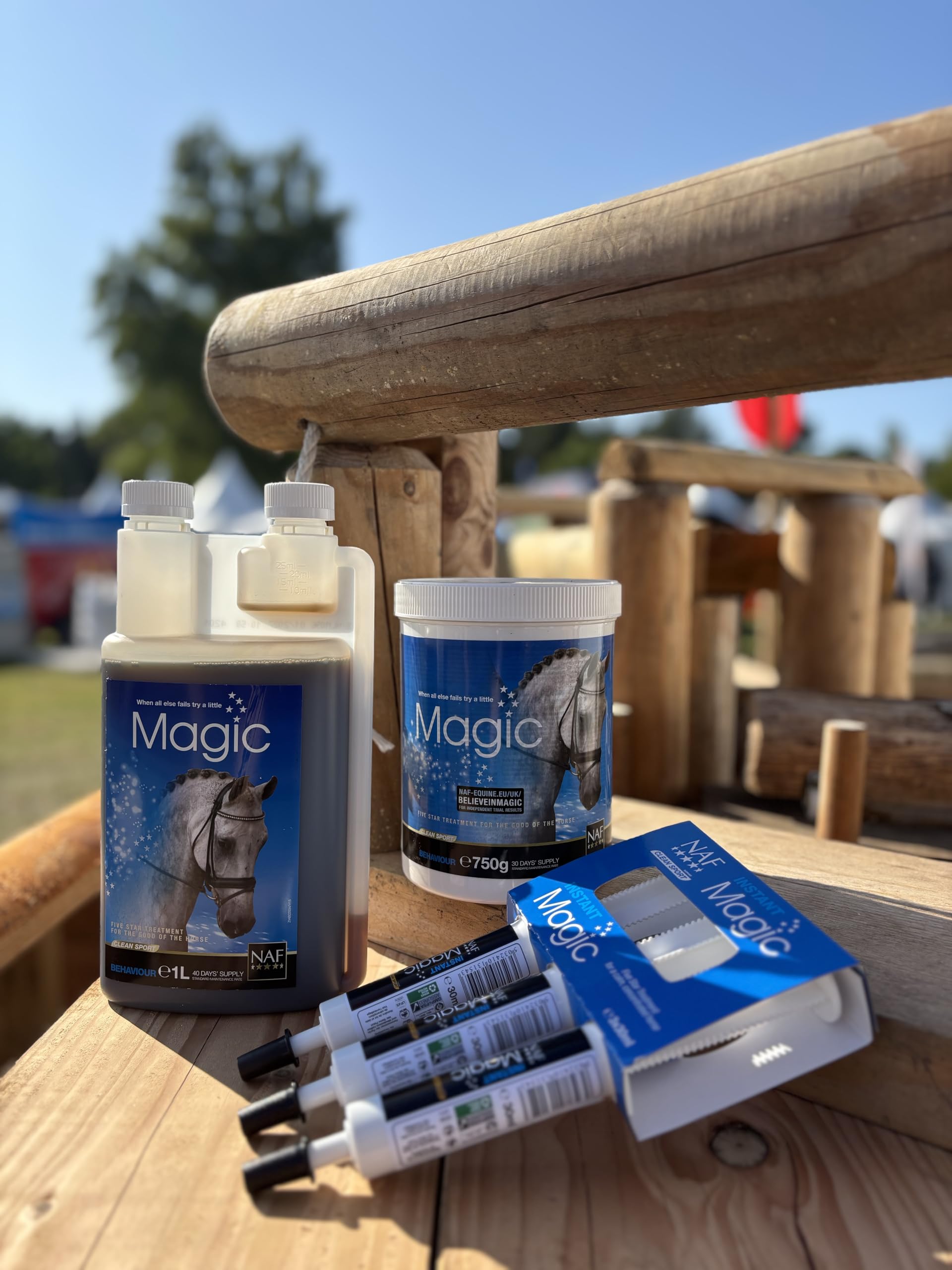 NAF Instant Magic Calming Supplement - Fast-Acting Liquid for Horses | 3 x 30ml Syringes 4