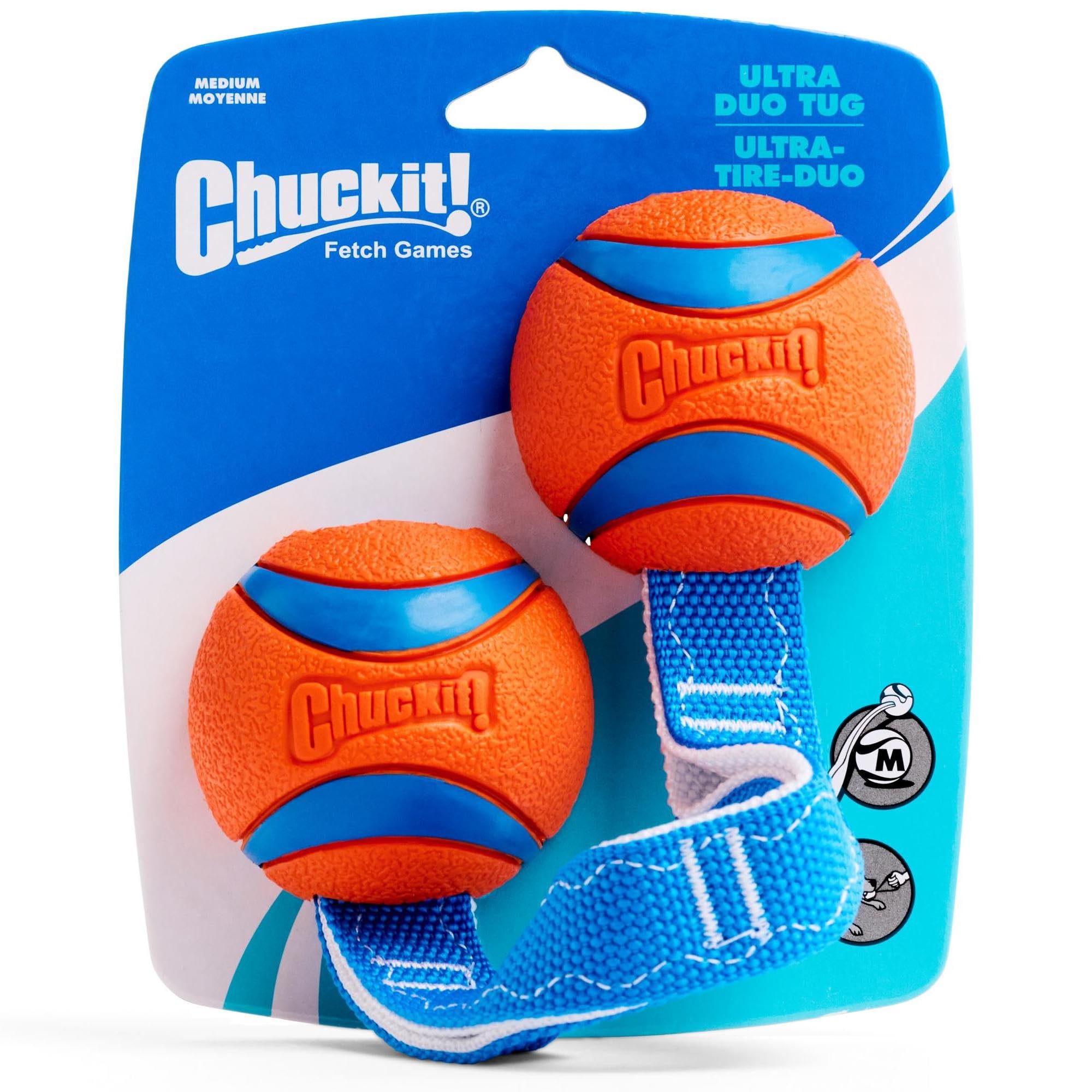 Chuckit! Ultra Duo Tug Dog Toy - Medium Size | Natural Rubber | Water Resistant 4