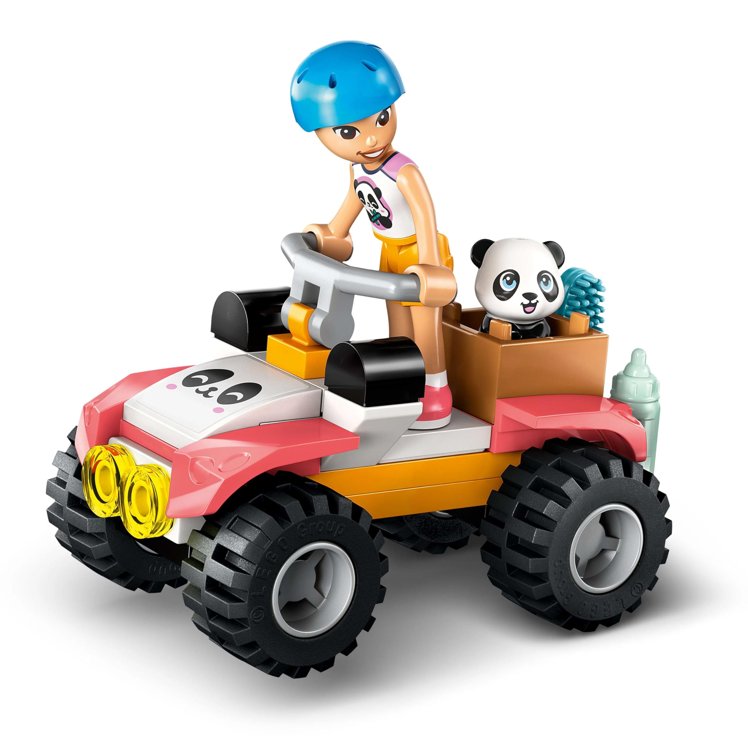 LEGO Friends Panda Sanctuary Animal Care Playset with Tree House, Quad Bike, 2 Mini Dolls & 3 Panda Figures - 243 Pieces 14