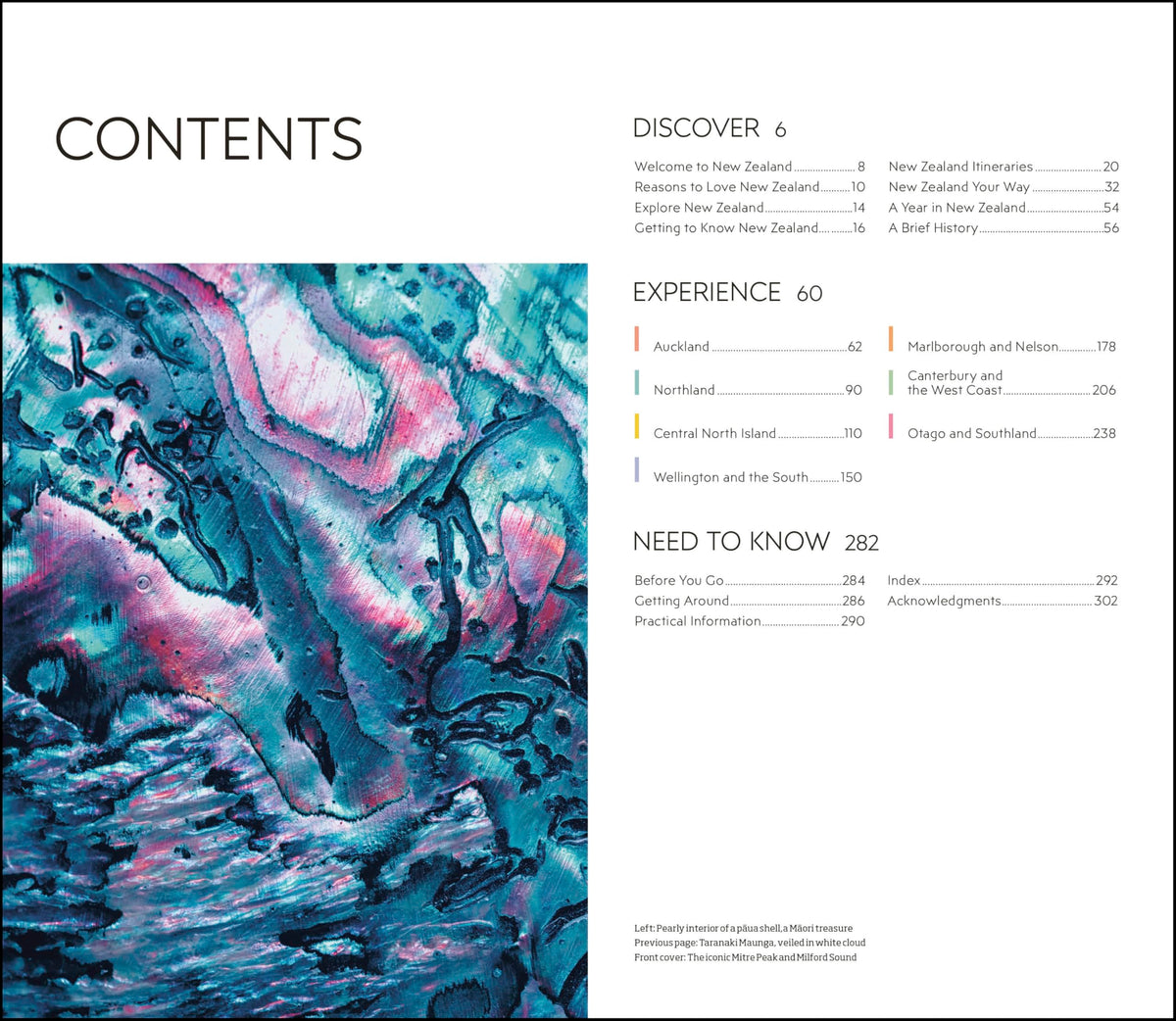 DK New Zealand Travel Guide - Must-See Sights, 304 Pages
