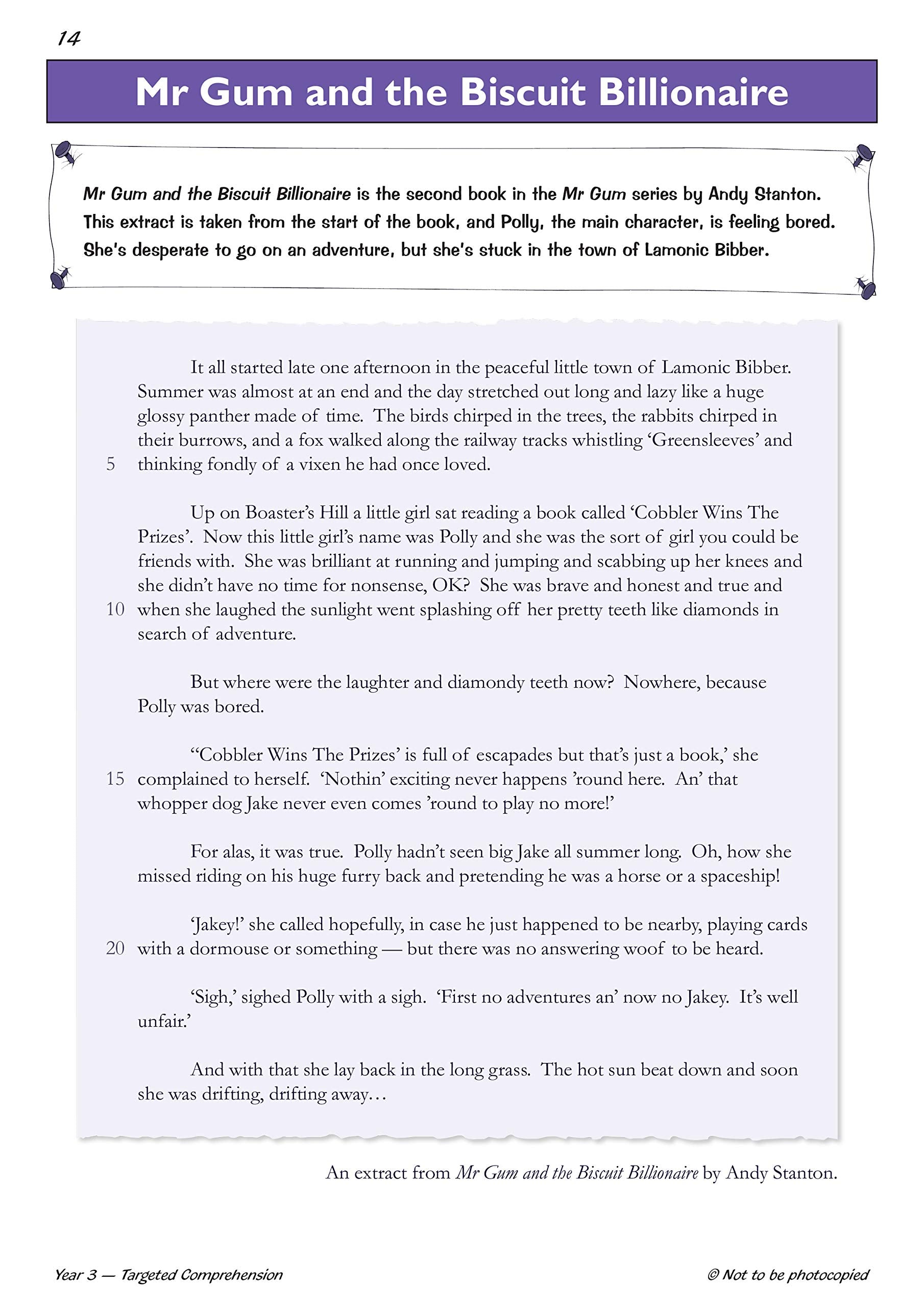 CGP New KS2 English Targeted Question Book: Year 3 Reading Comprehension - Book 2 (with Answers) 8