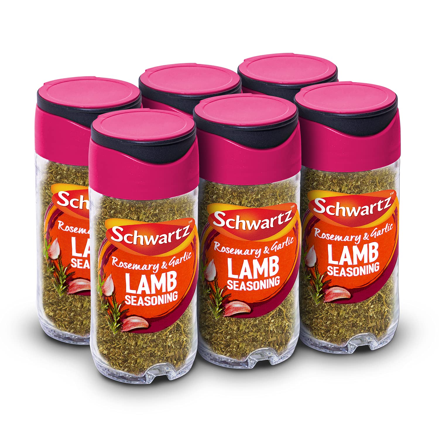 Schwartz Rosemary and Garlic Lamb Seasoning 38g Jar - Pack of 6 1