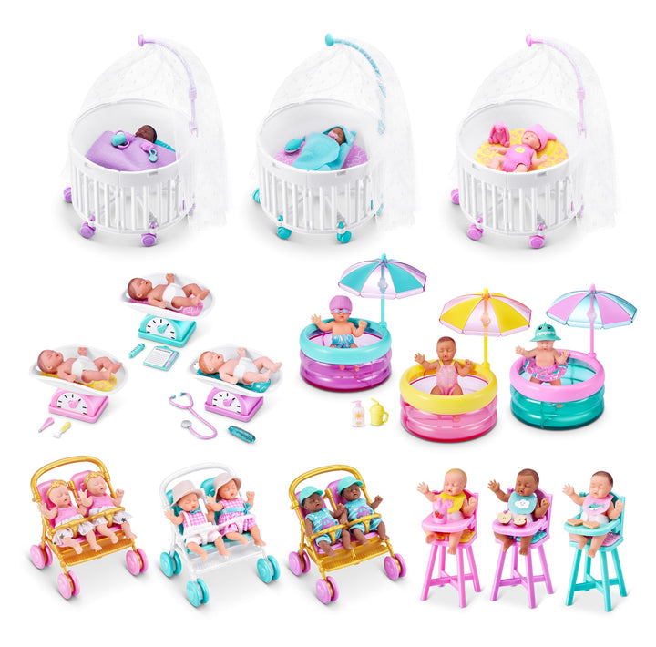 5 Surprise My Mini Baby Series 2 by ZURU - Collectible Mystery Capsule with Playset, 3+ Years