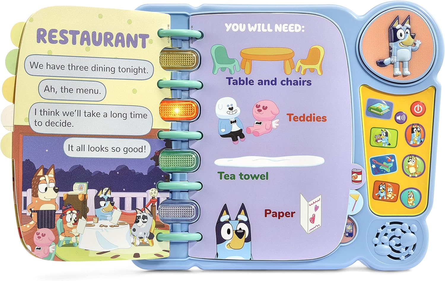 VTech Bluey's Book of Games - Interactive Learning Toy for Ages 3-6 2
