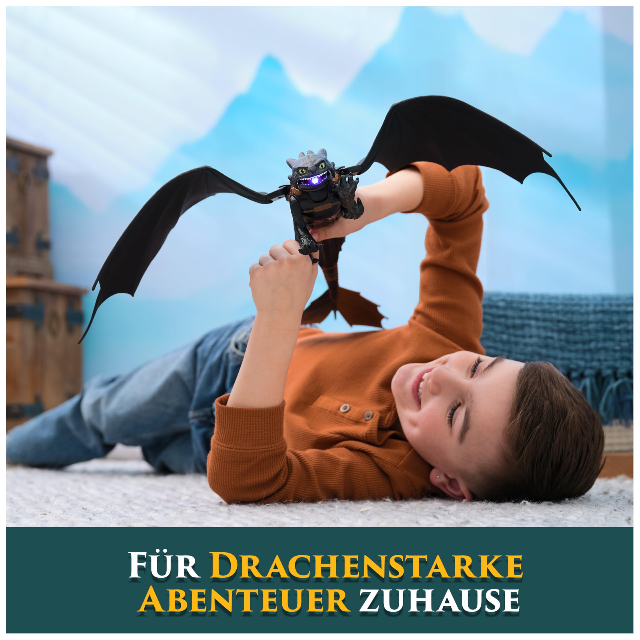 Dreamworks Dragons Ultimate Plasma Blast Toothless - Light-Up Action Figure for Kids 4+ 15