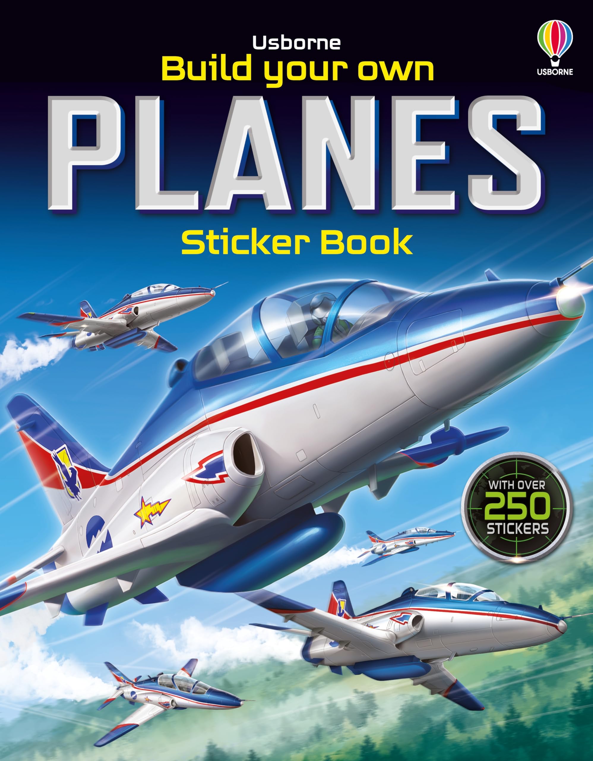Usborne Build Your Own Planes Sticker Book - Activity Book for Ages 5-8 | 44 Pages | English 1