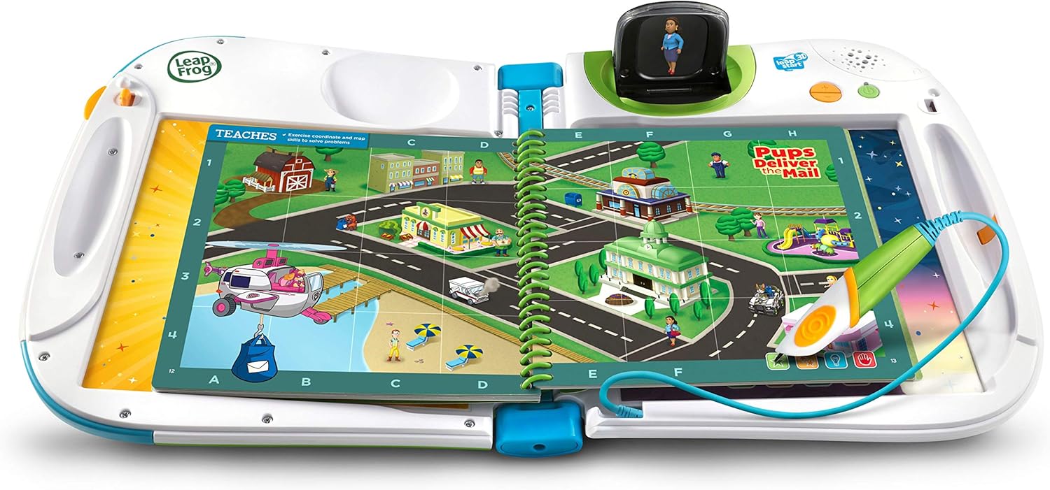 LeapStart Preschool: Around Town with PAW Patrol Activity Book - 30+ Interactive Learning Activities for Ages 3-6 2