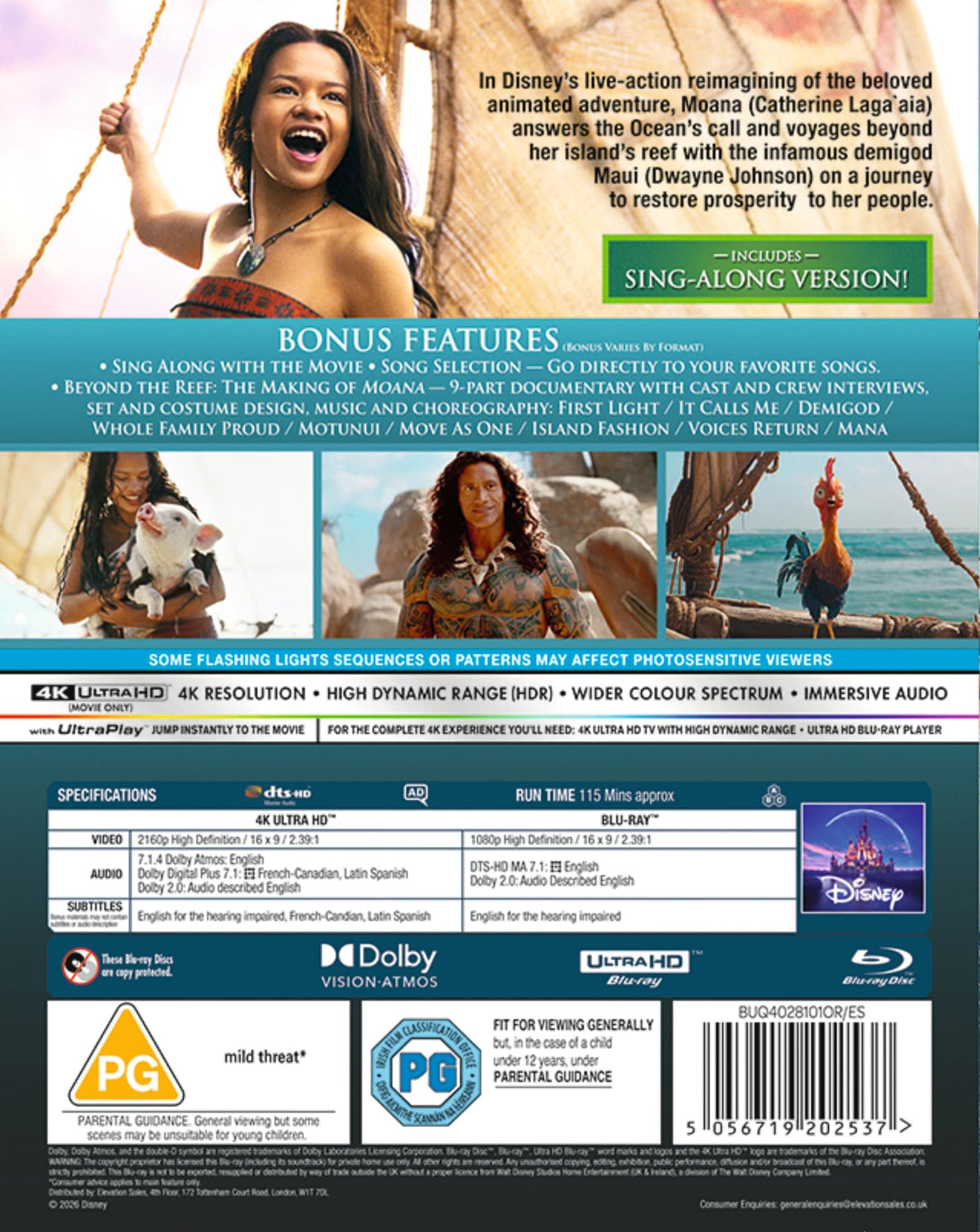 Moana [4K UHD Blu-ray]