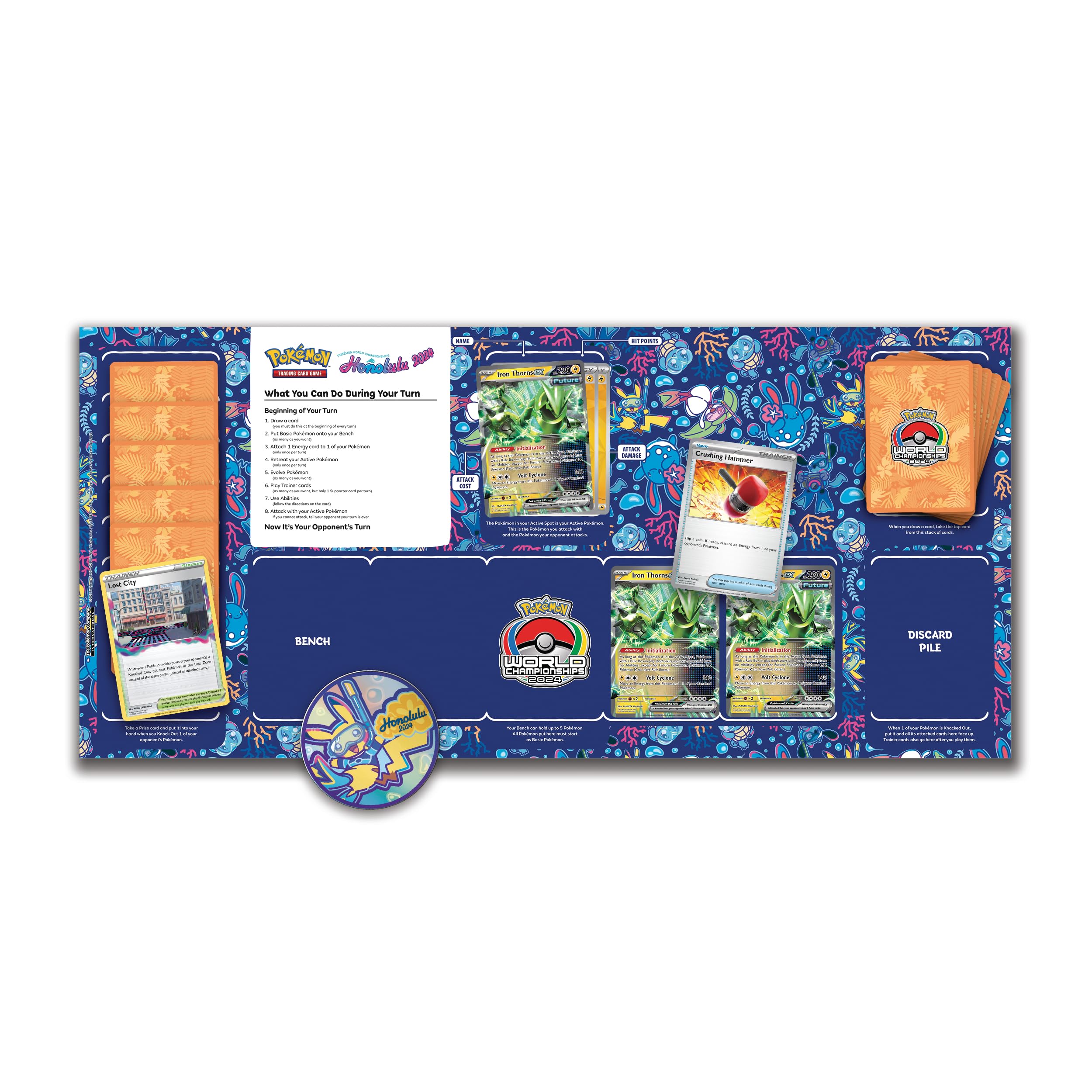 Pokémon TCG: Fernando Cifuentes 2024 World Championships Deck Replica | 60 Cards 2