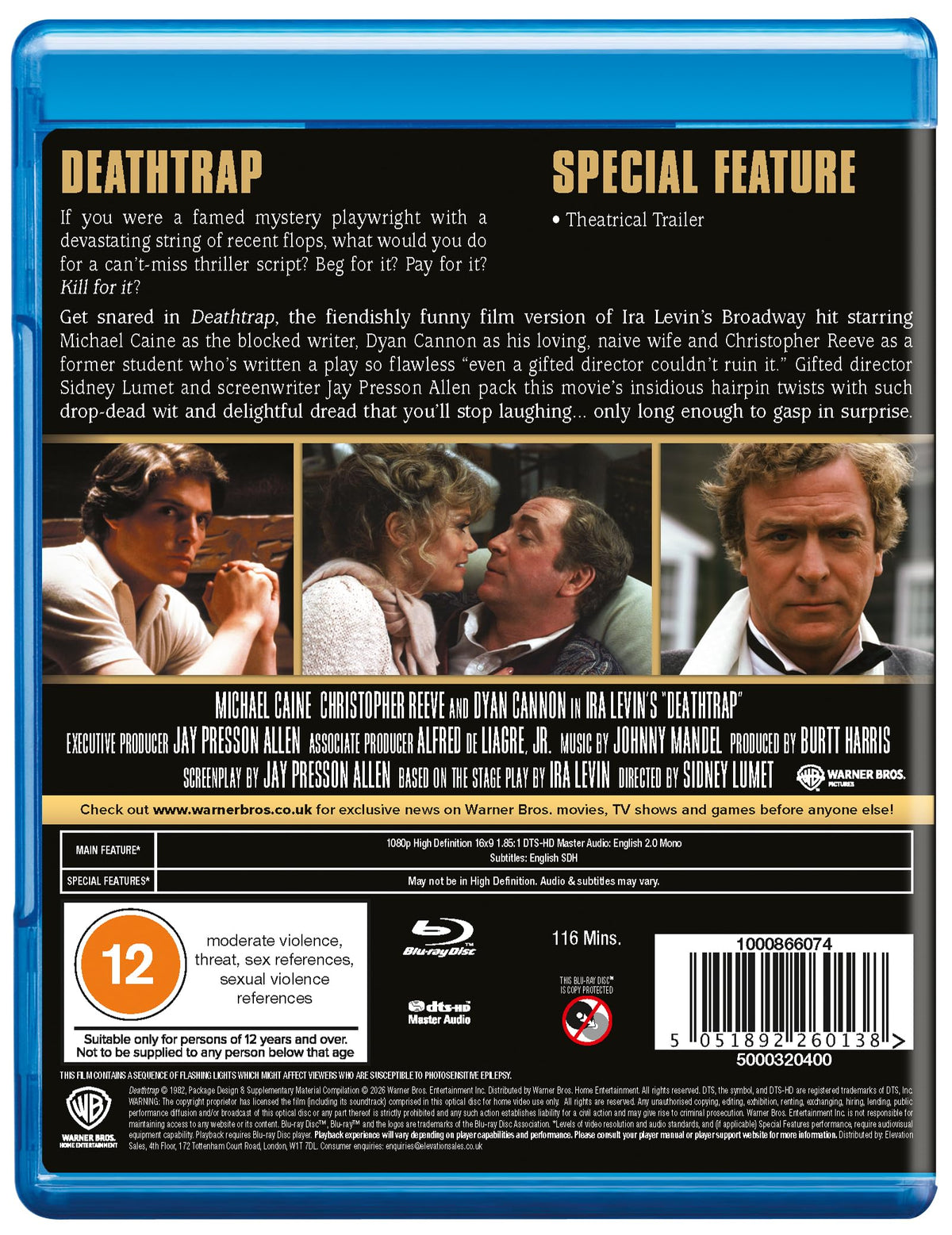 Deathtrap [Blu-ray]