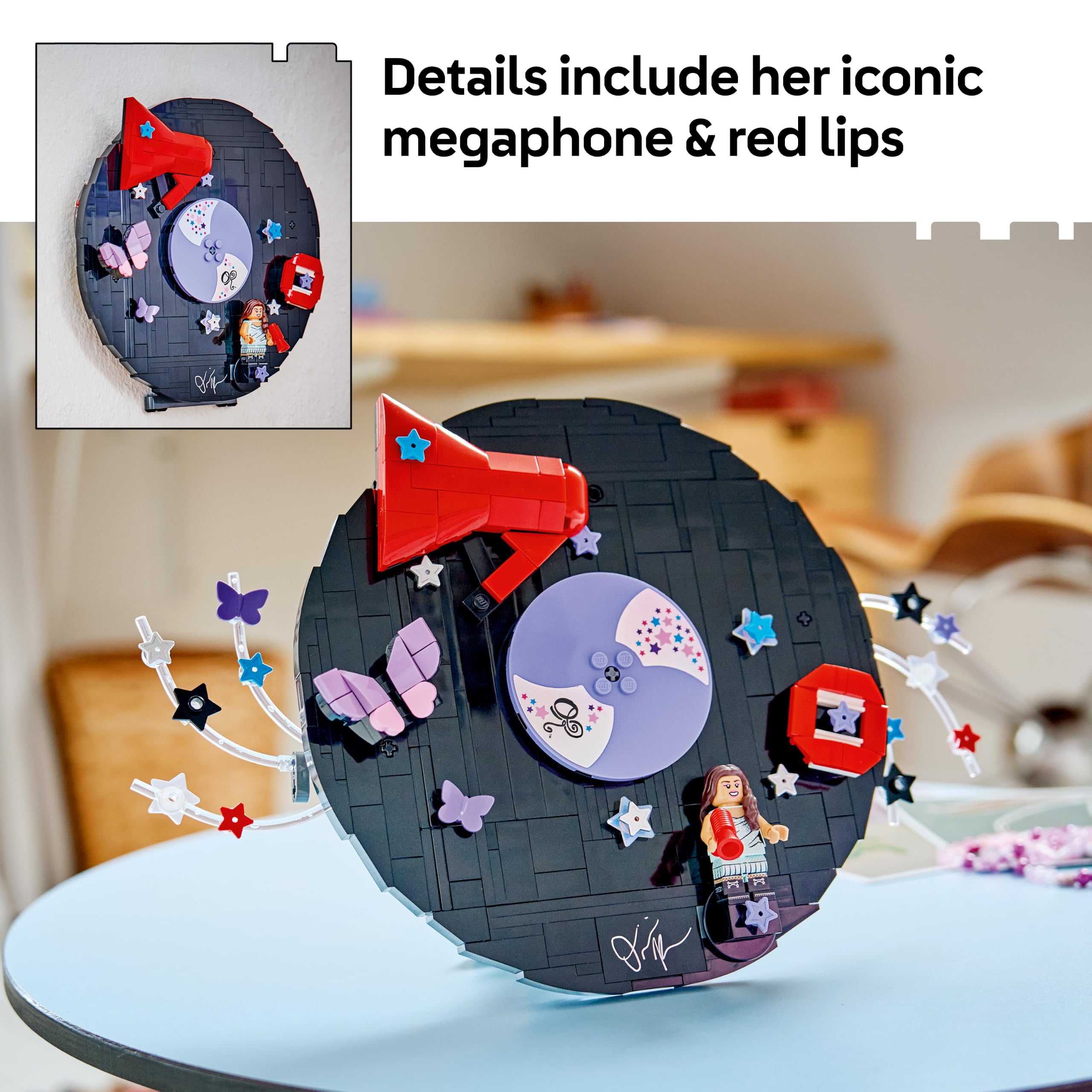 LEGO Editions Olivia Rodrigo's Vinyl Building Set - Music Decor for Ages 10+ 4
