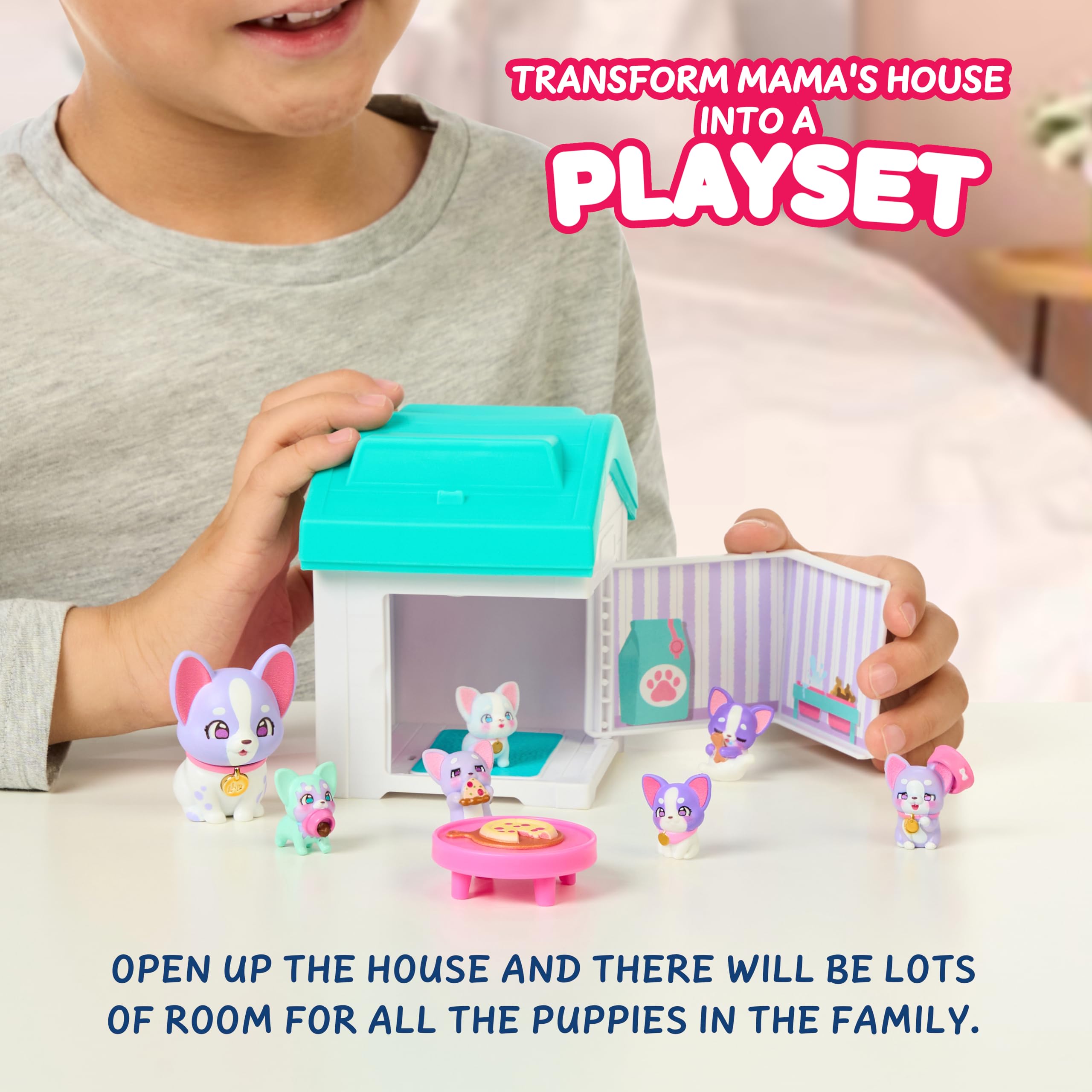 Little Live Pets Mama Surprise Families - Mama's House Frenchie & Spaniel B Playset | Ages 5+ 5