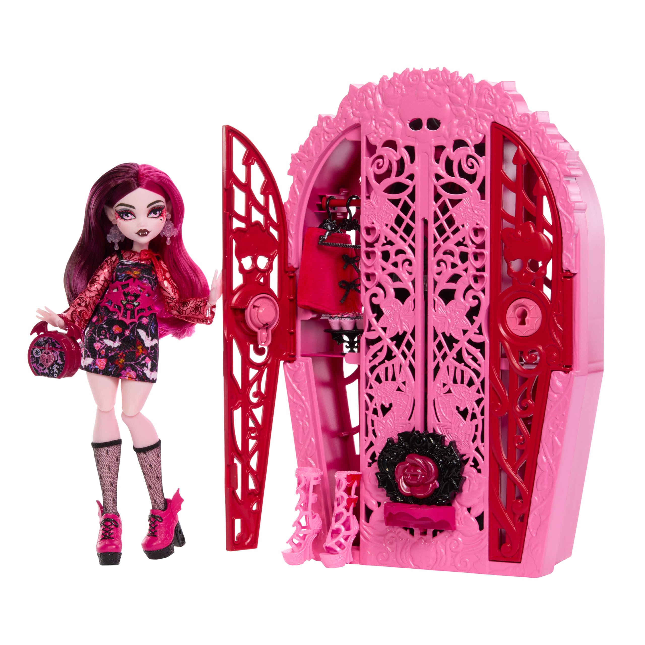 Monster High Skulltimate Secrets Doll and Accessories Set - Garden Mysteries, Draculaura Playset for Ages 4-10 1