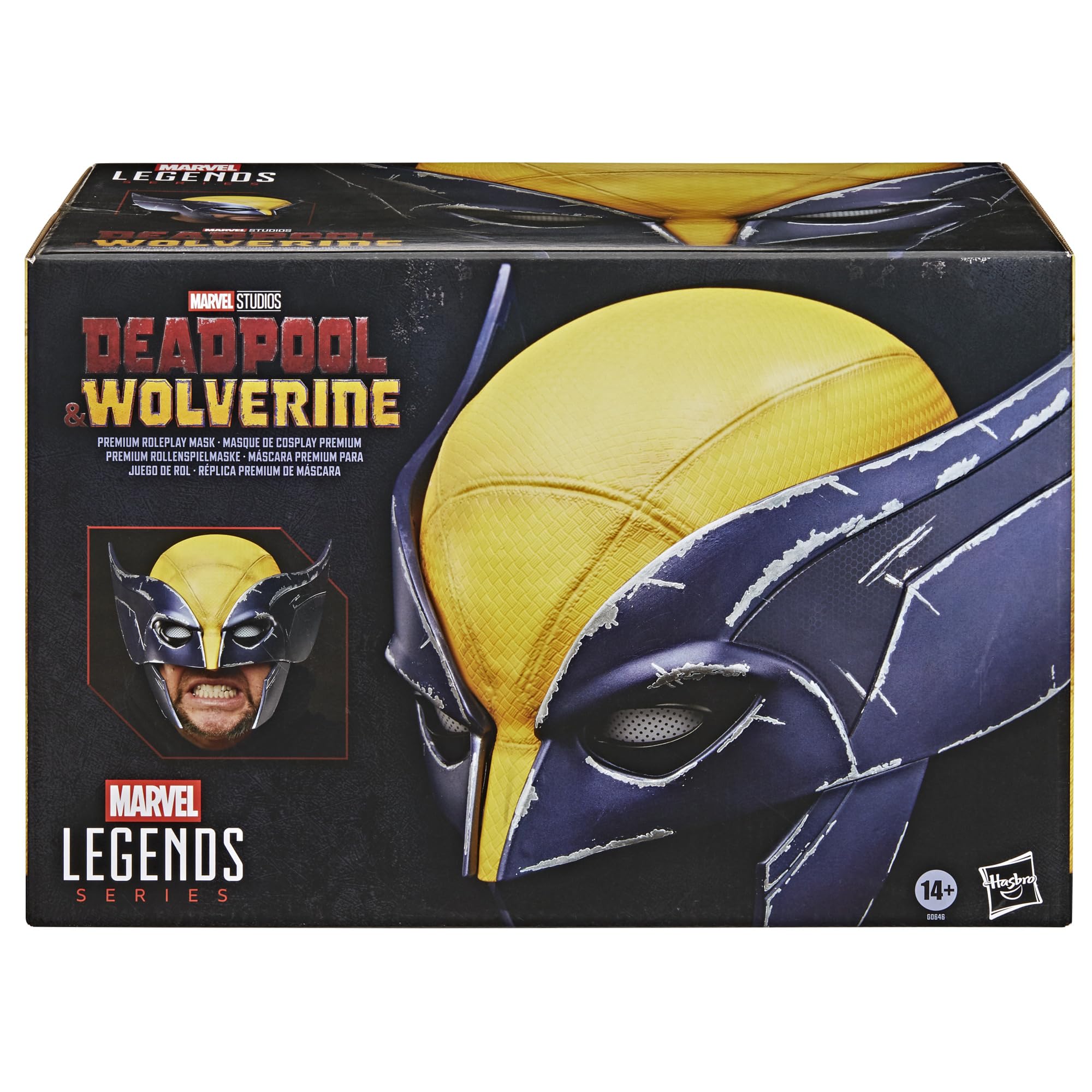 Marvel Legends Series Wolverine Roleplay Mask - 1:1 Scale | Deadpool & Wolverine Film Inspired | Adult Unisex 2