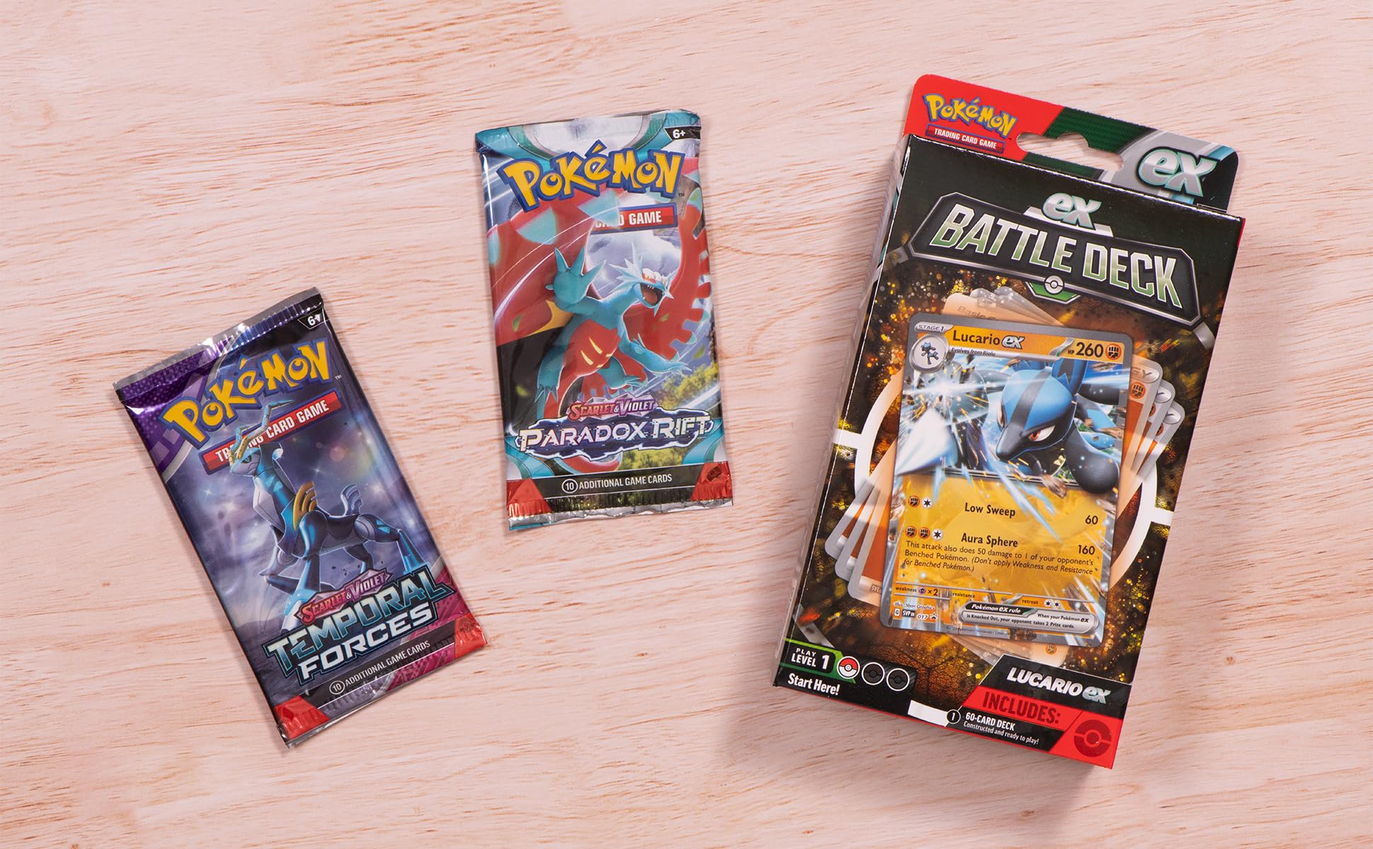 Pokémon Lucario ex Battle Deck & 2 Booster Bundle | Ready-to-Play 60-Card Deck | Ages 6+ 2