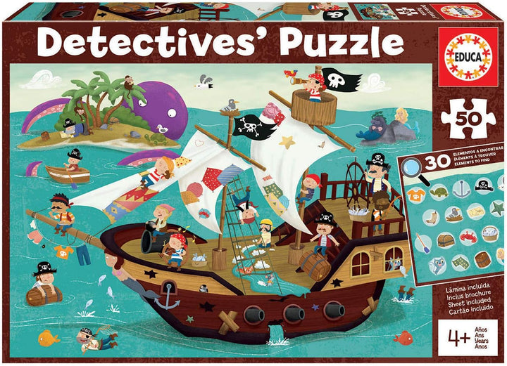 Educa Piratas Detective Puzzle Game (18896)