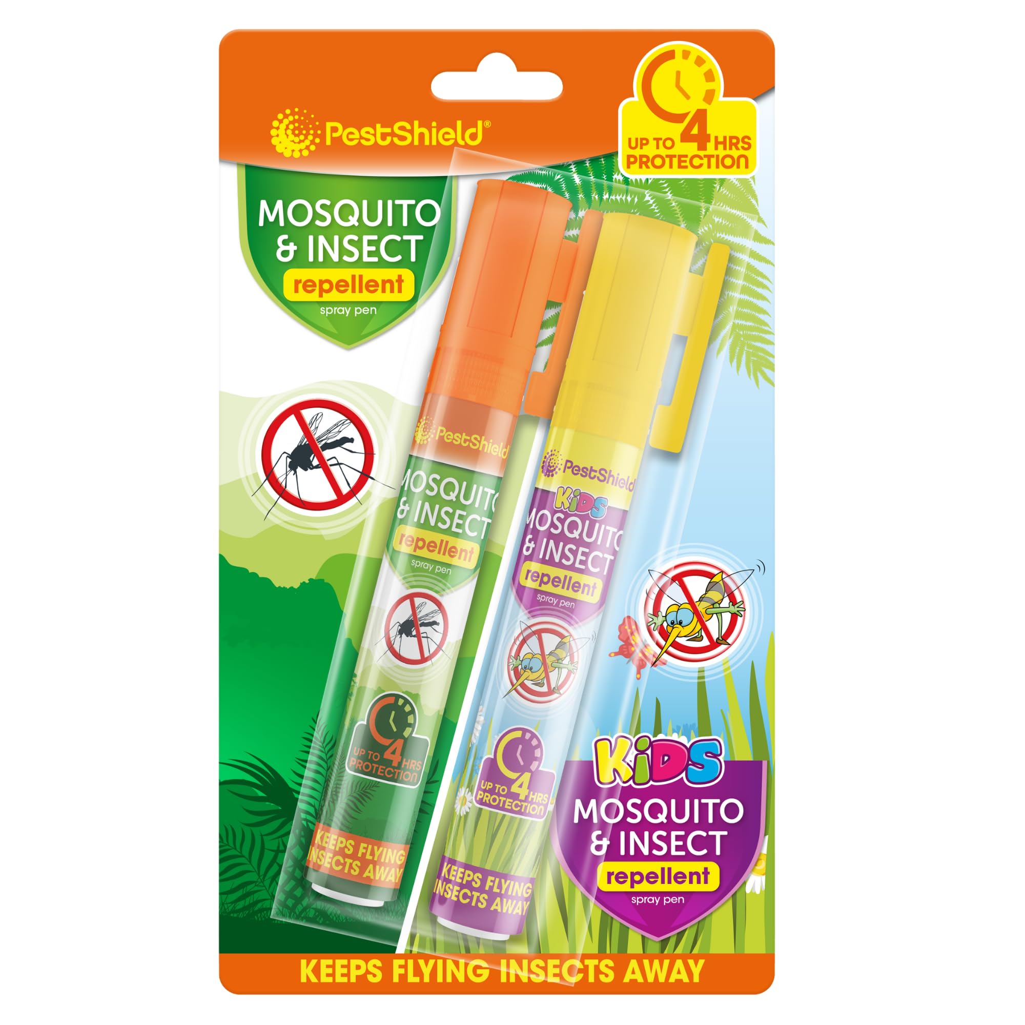 Pestshield Mosquito & Insect Repellent Spray Pens - Duo Pack (2 x 10ml) | Up to 4 Hours Cover 1