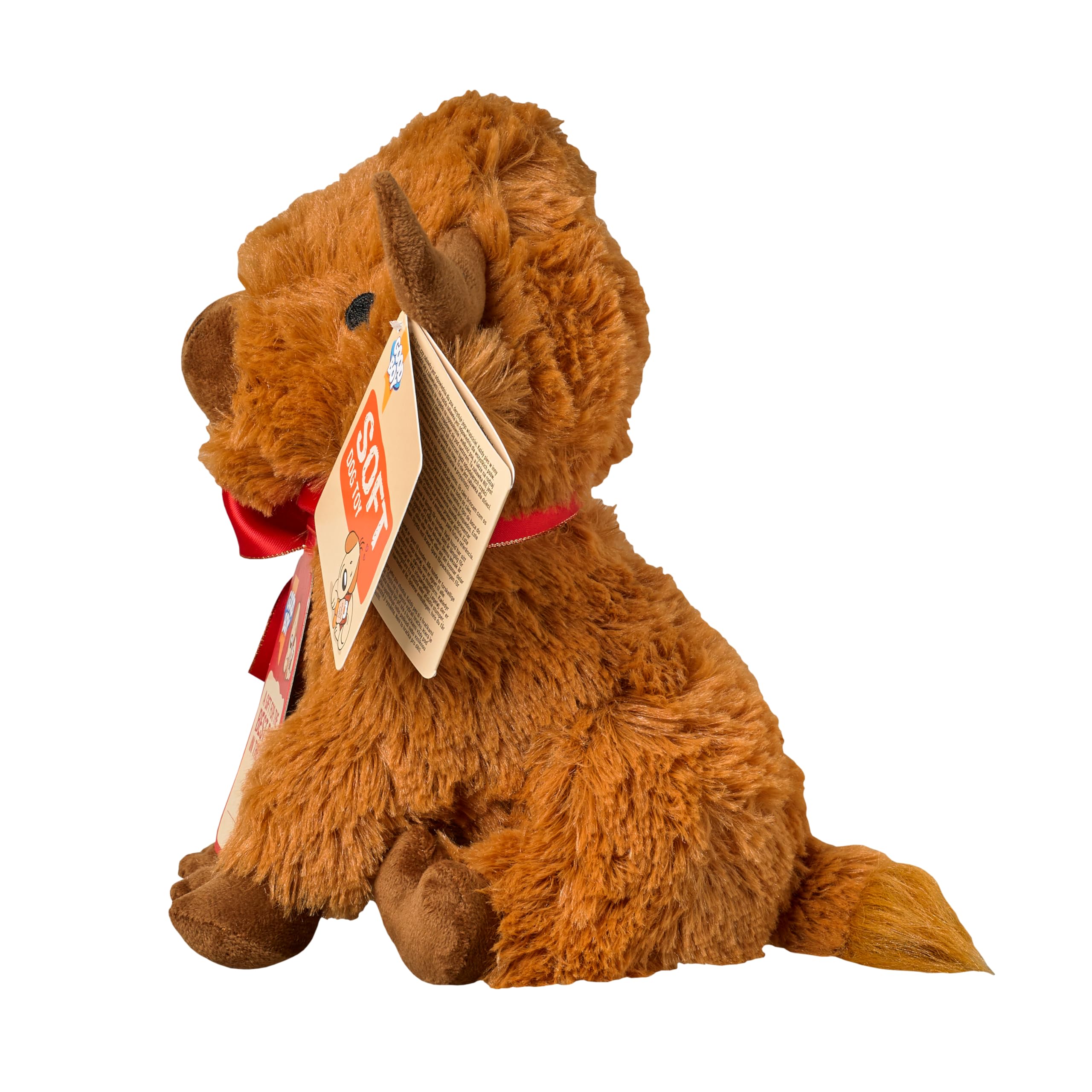 Good Boy Highland Cow Plush Toy - Soft, Squeaky, Giftable 3