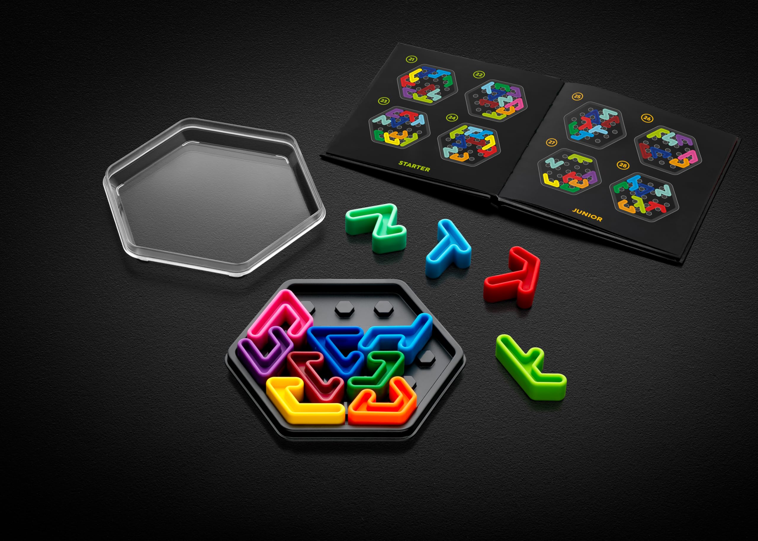 SmartGames IQ Deluxe Hexagon - Brain Teaser Puzzle Game with 120 Challenges 5