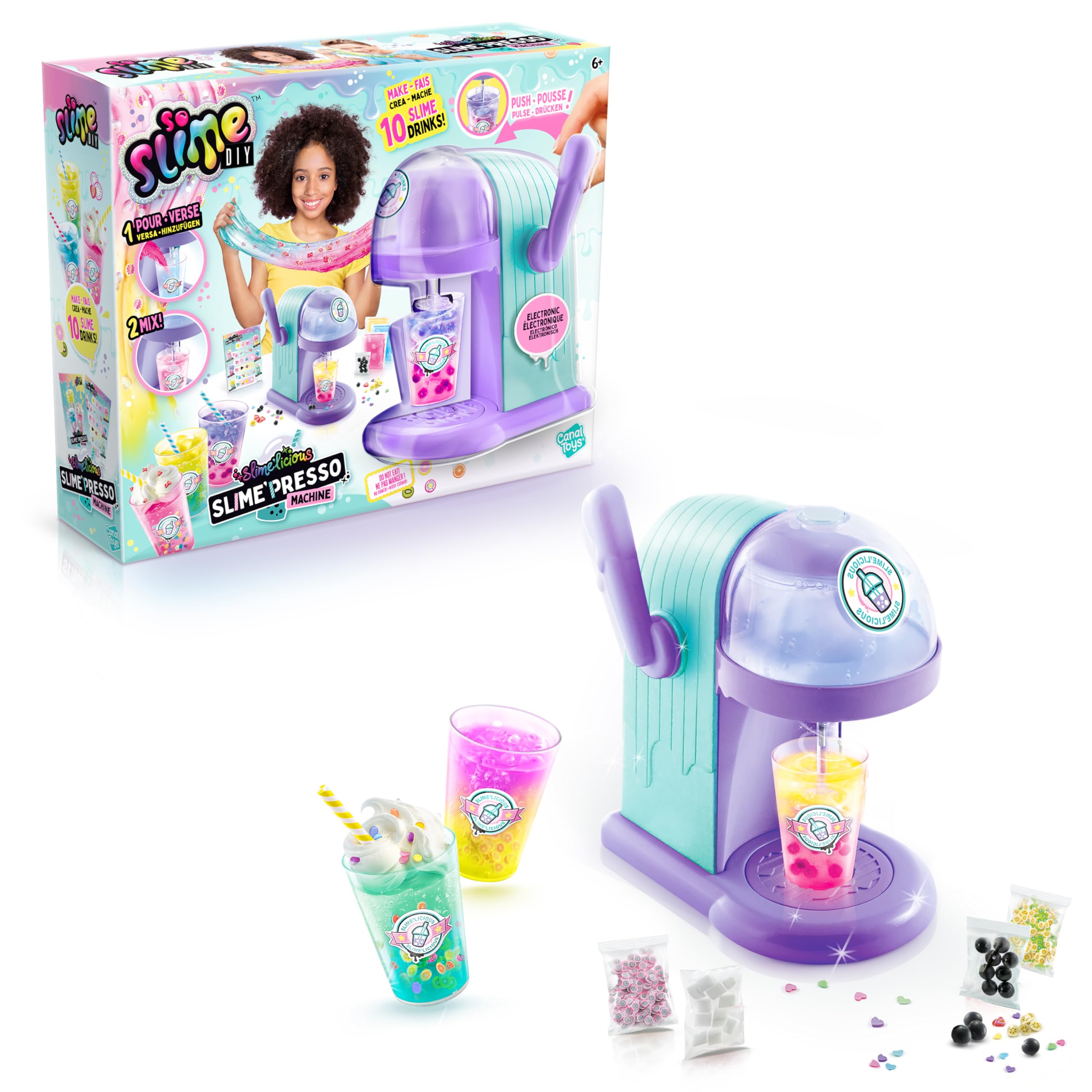 So Slime DIY Slime Mix’in Machine - Make Colorful Slime Drinks for Kids Ages 6+ 1