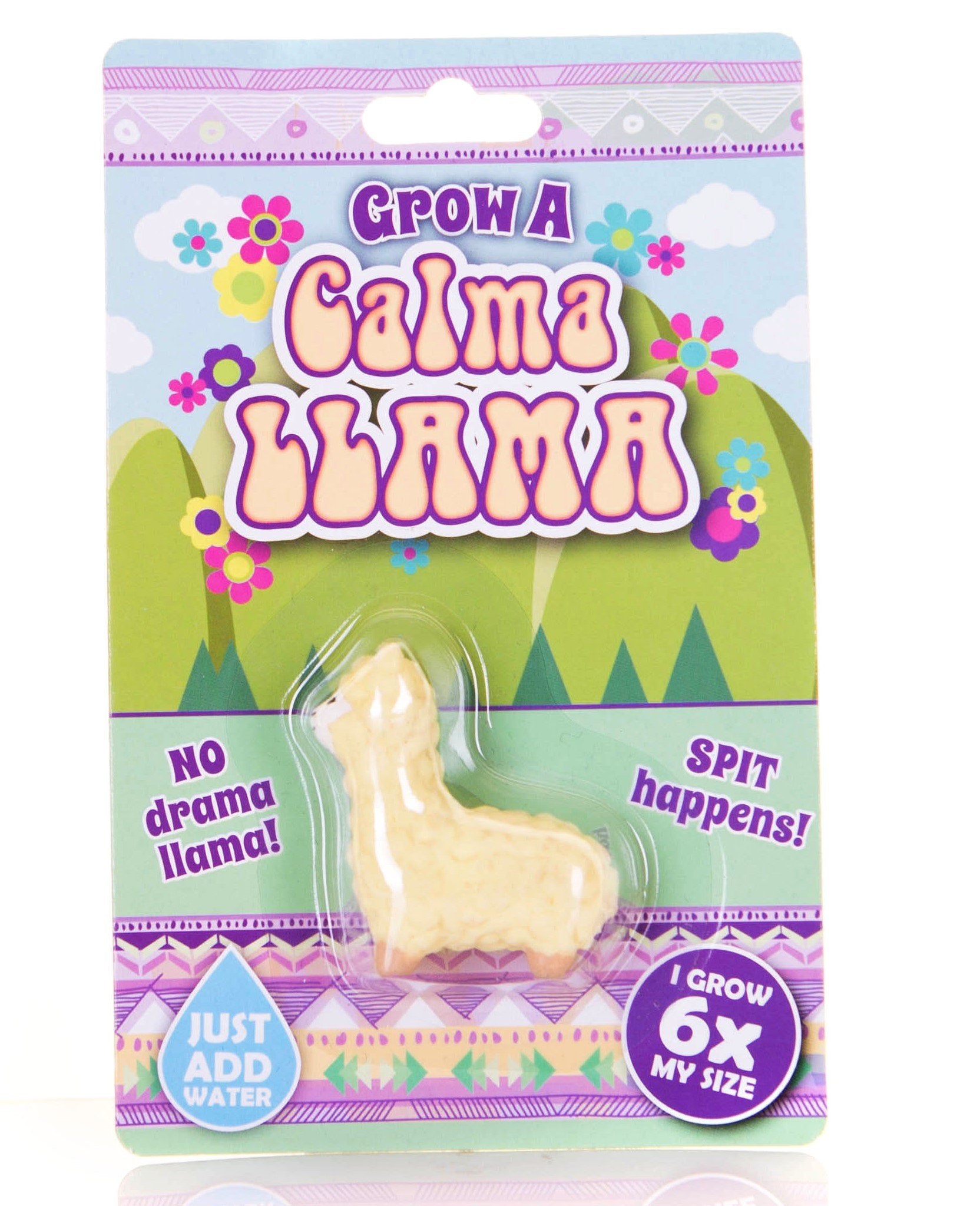 Grow A Llama Toy - Expands Up to 6x Size, Reusable Water-Activated Figure for Kids 6