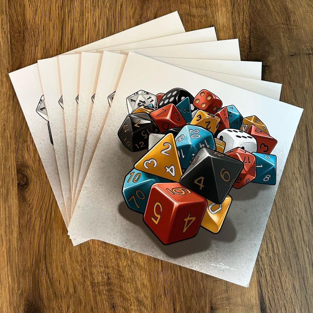 Loke RPG Greeting Cards 12 Pack – Beautifully Illustrated Card, Perfect for RPG Enthusiasts