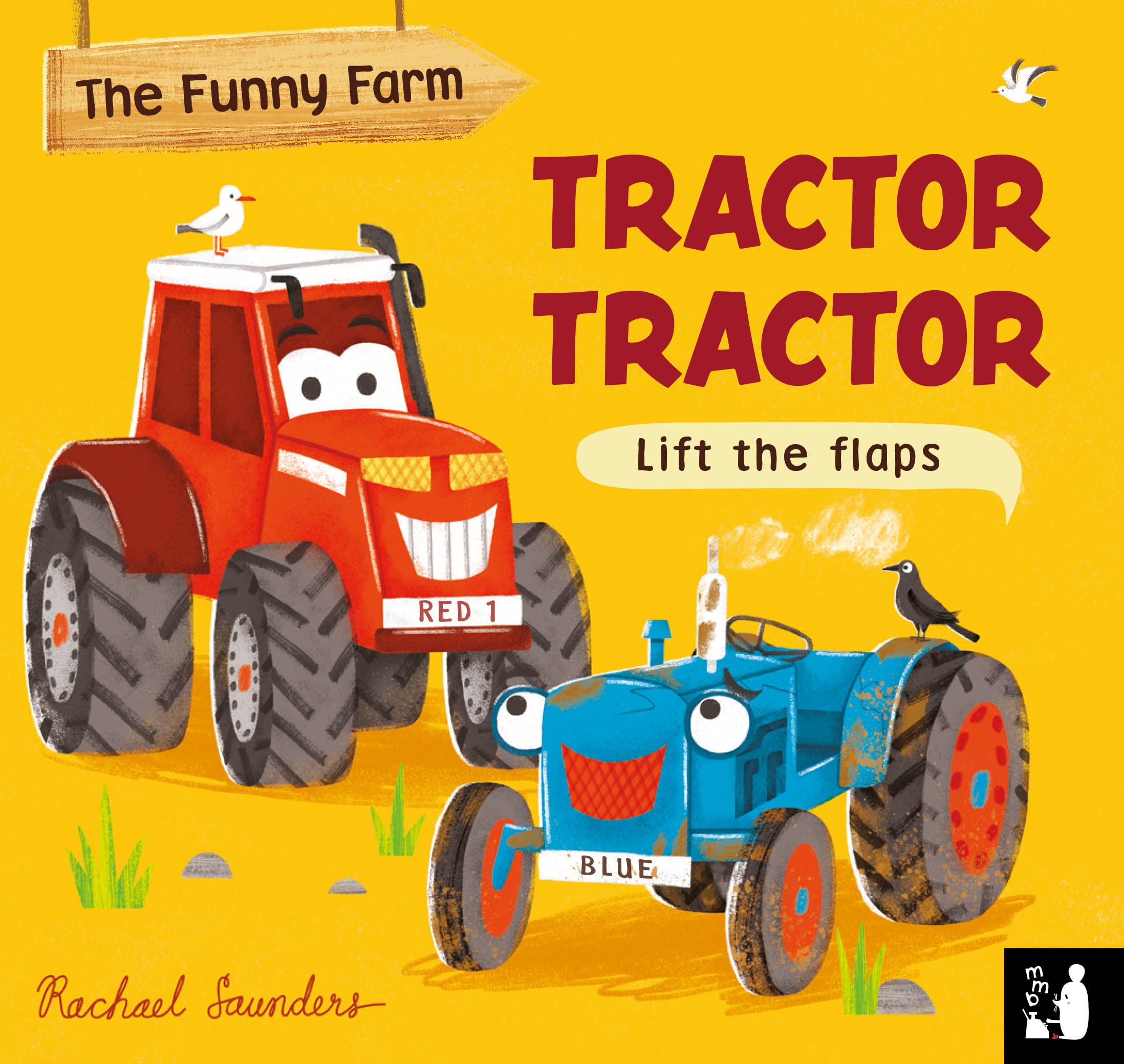 Mama Makes Books Tractor Tractor: A Lift-the-Flap Opposites Book | Ages 1-4 | Board Book 1