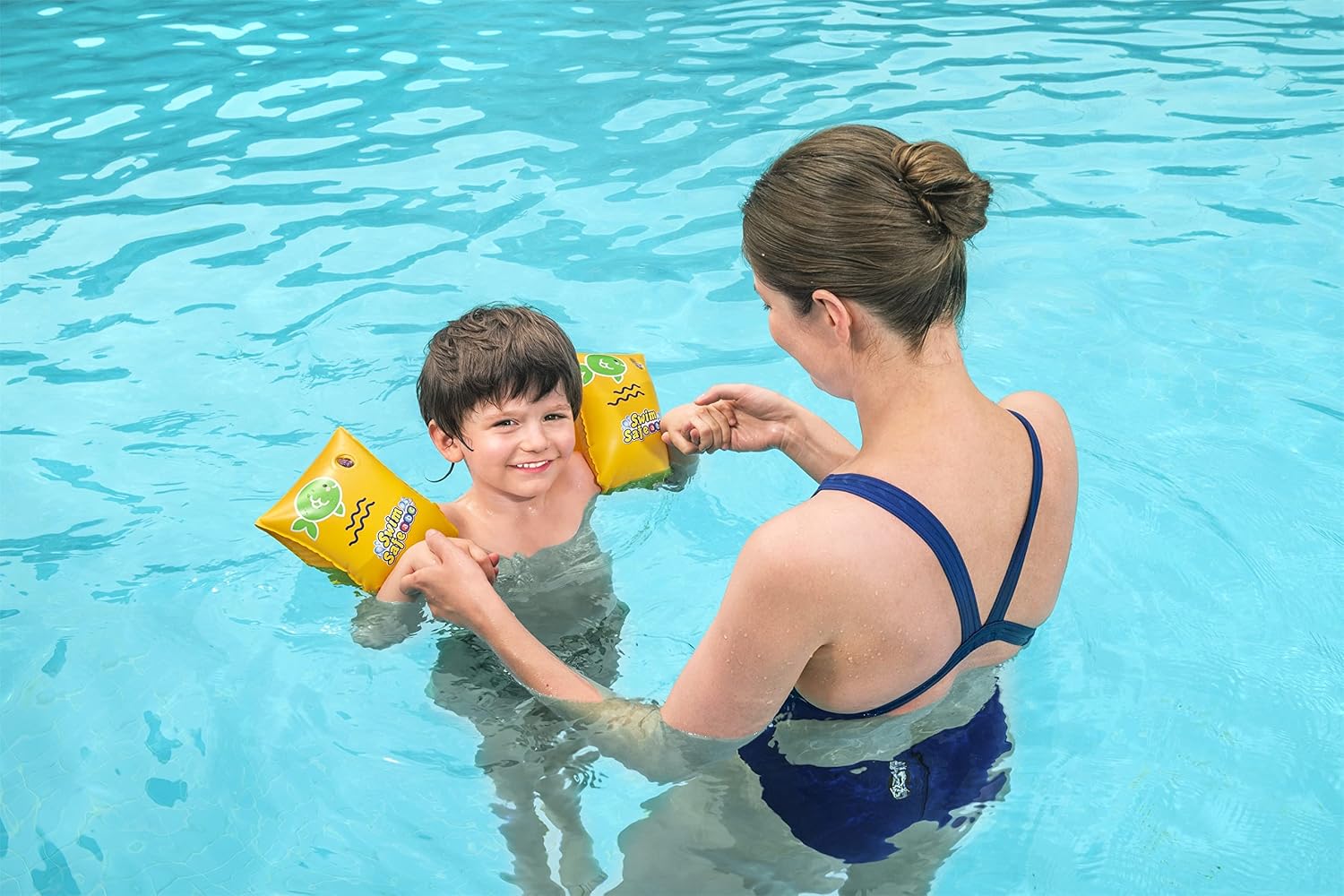 Bestway Inflatable Swimming Armbands for Kids Float Bands Sleeves, Inflatable Sw 5
