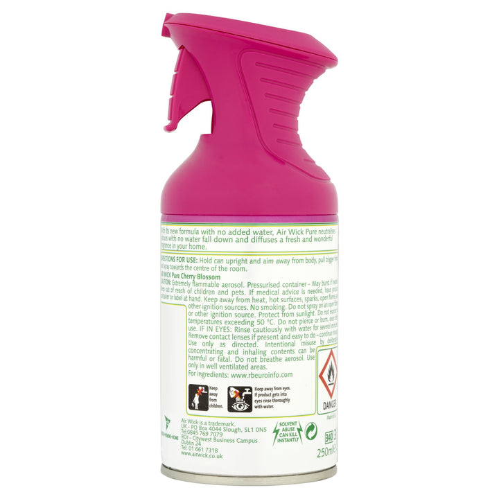 Air Wick - Cherry Blossom Pure Air Freshener Spray 250 ml (Pack of 6)