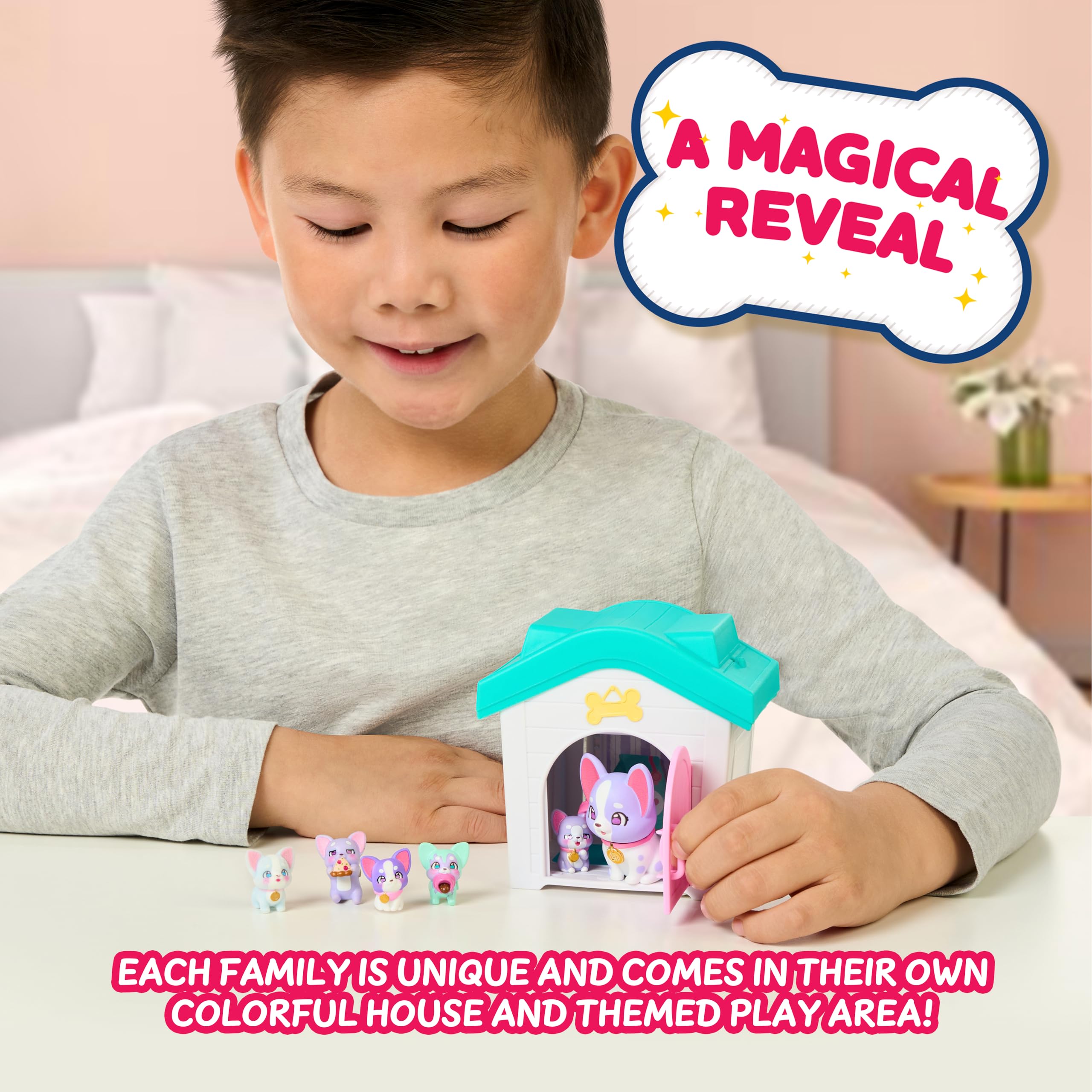 Little Live Pets Mama Surprise Families - Mama's House Frenchie & Spaniel B Playset | Ages 5+ 3