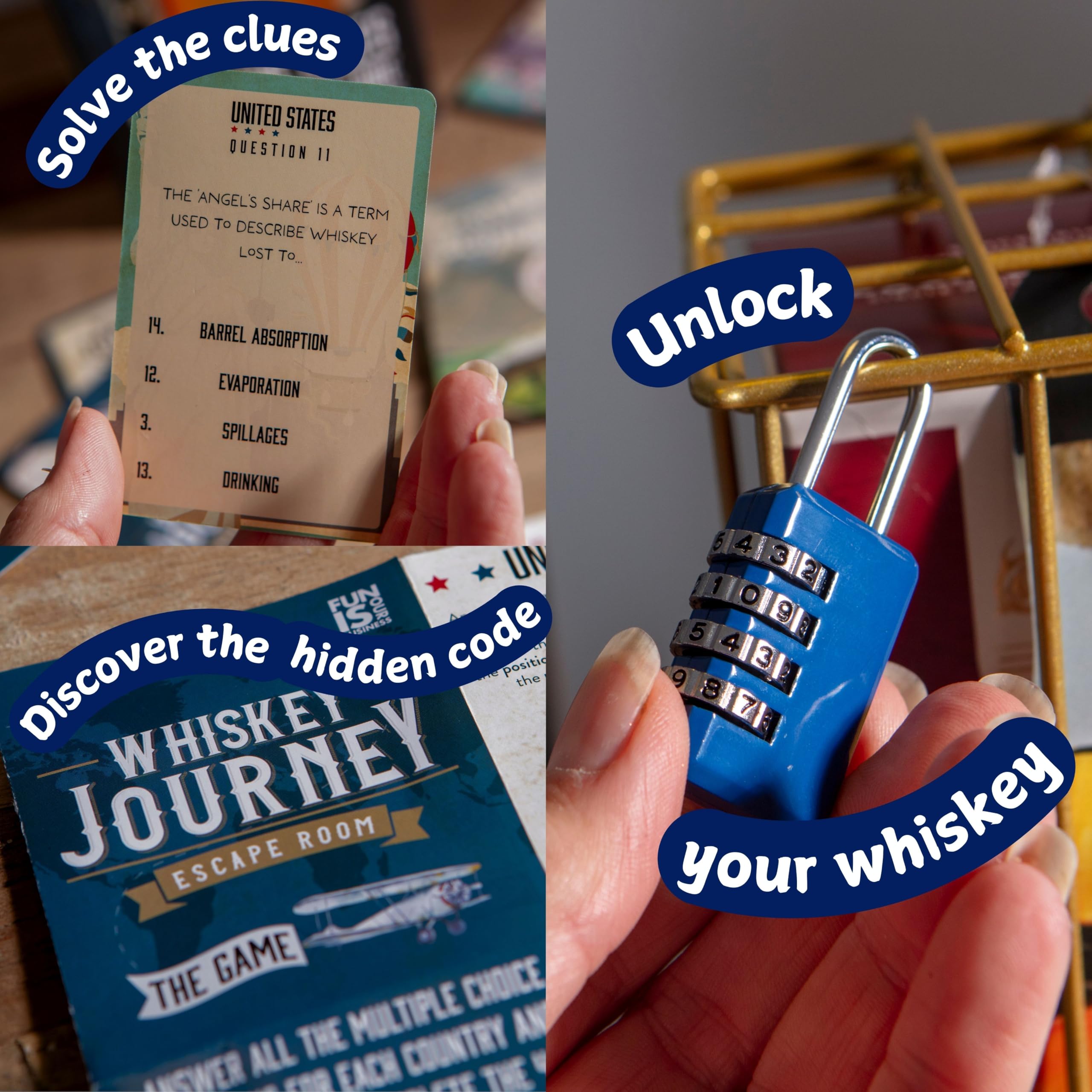 Boxer Gifts Whiskey Escape Room Game for Adults - Puzzle Challenge Gift for Whisky Lovers 2